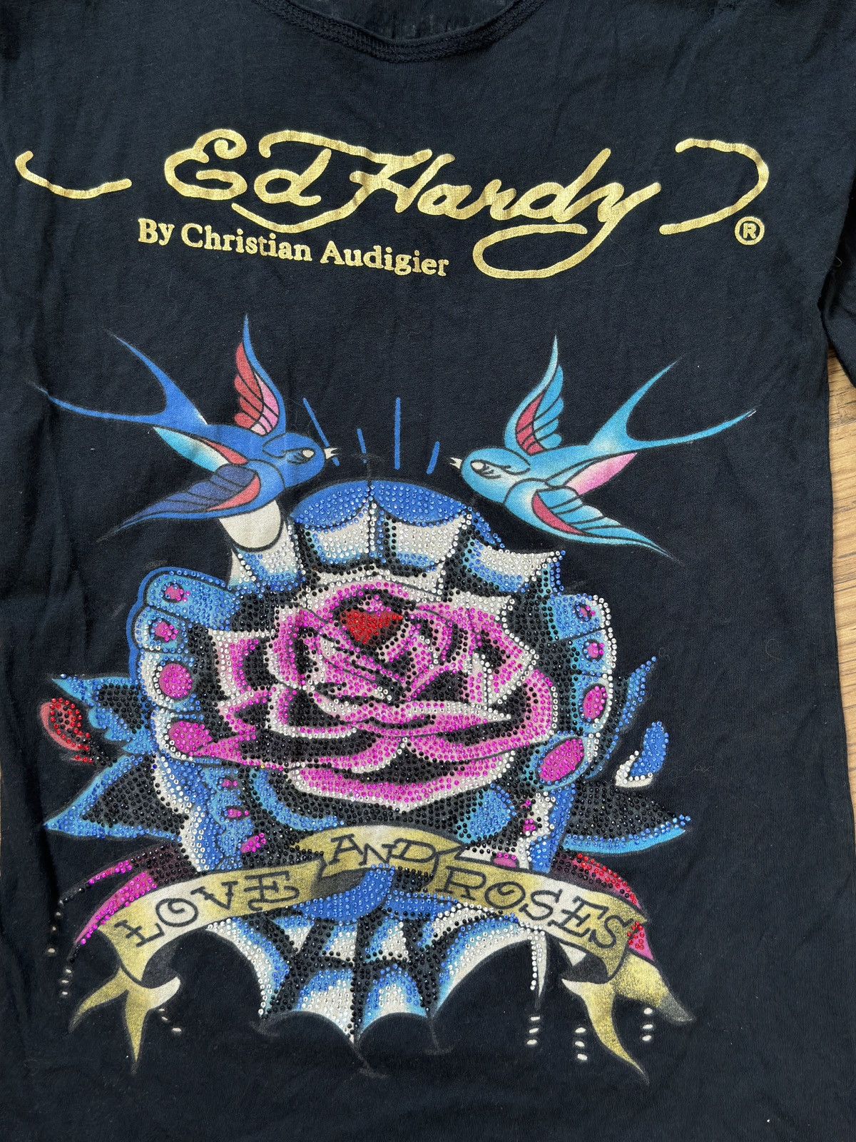 Ed Hardy VINTAGE ED HARDY 2000s MINI DRESS Size L / US 10 / IT 46 - 4 Thumbnail