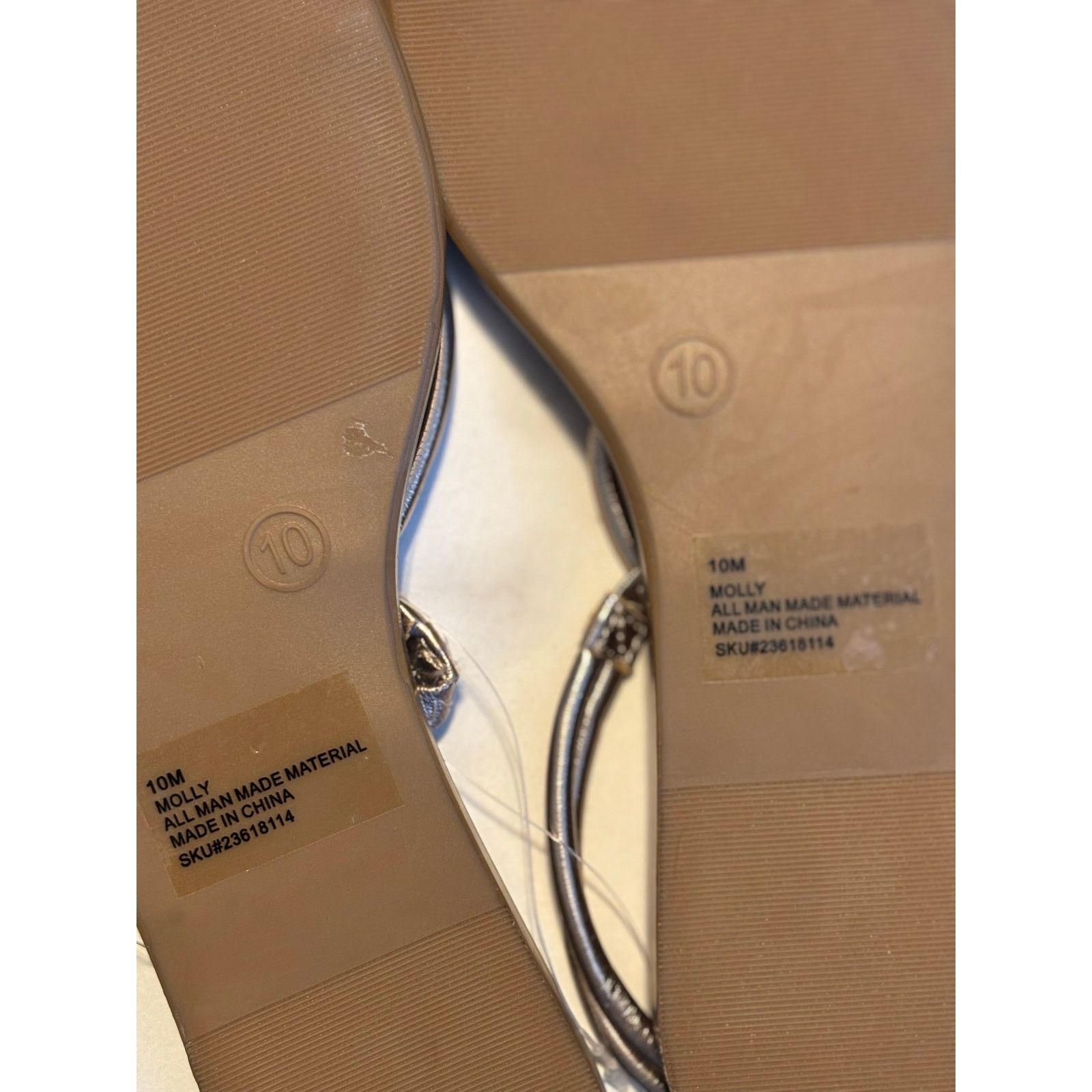 The Unbranded Brand Women’s Size 10 SM New York Sandals Size US 10 / IT 40 - 3 Thumbnail