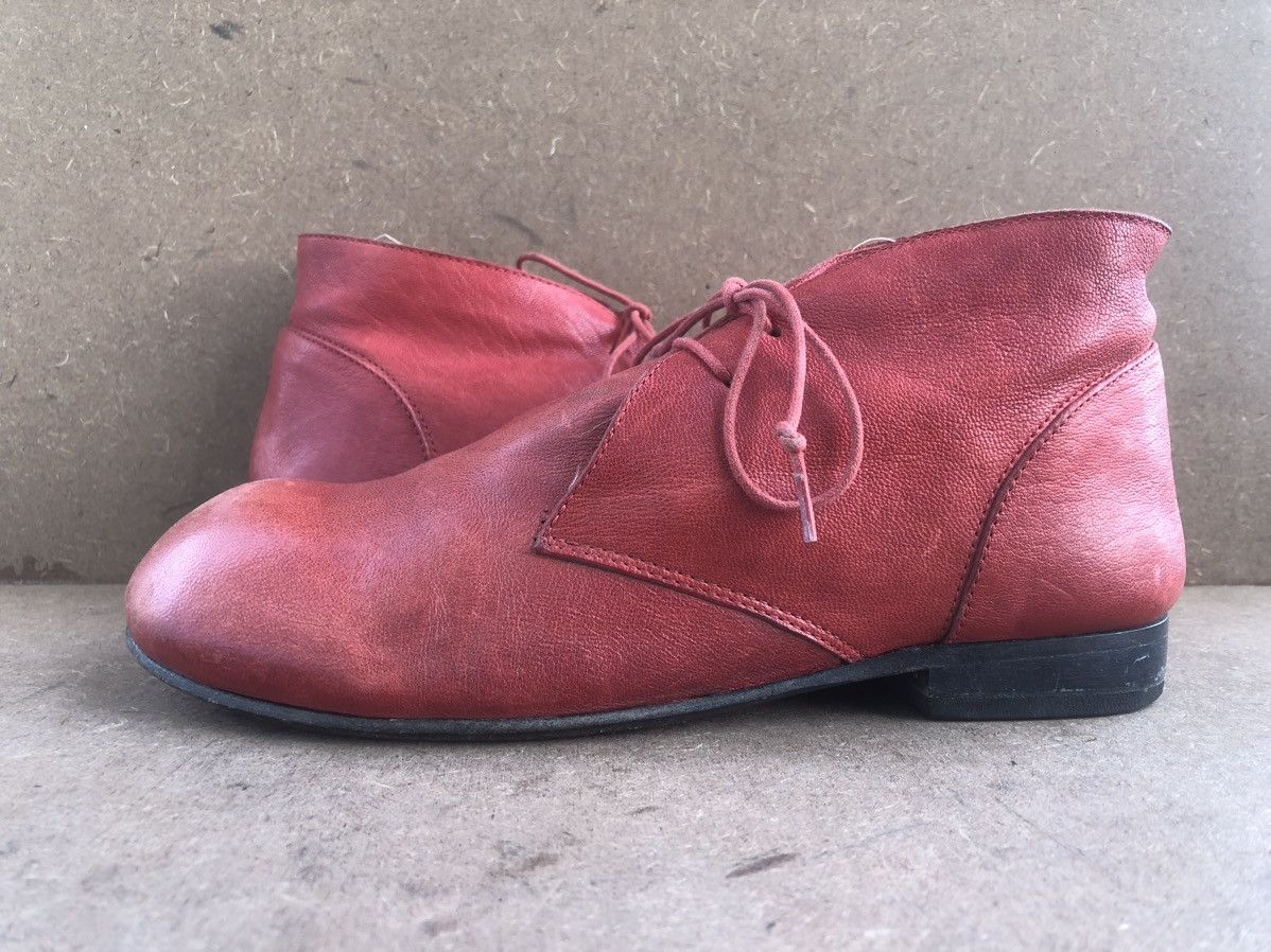 Rundholz Rundholz Red Calfskin Leather Women’s Shoes Size 37 Size US 7 / IT 37 - 8 Thumbnail
