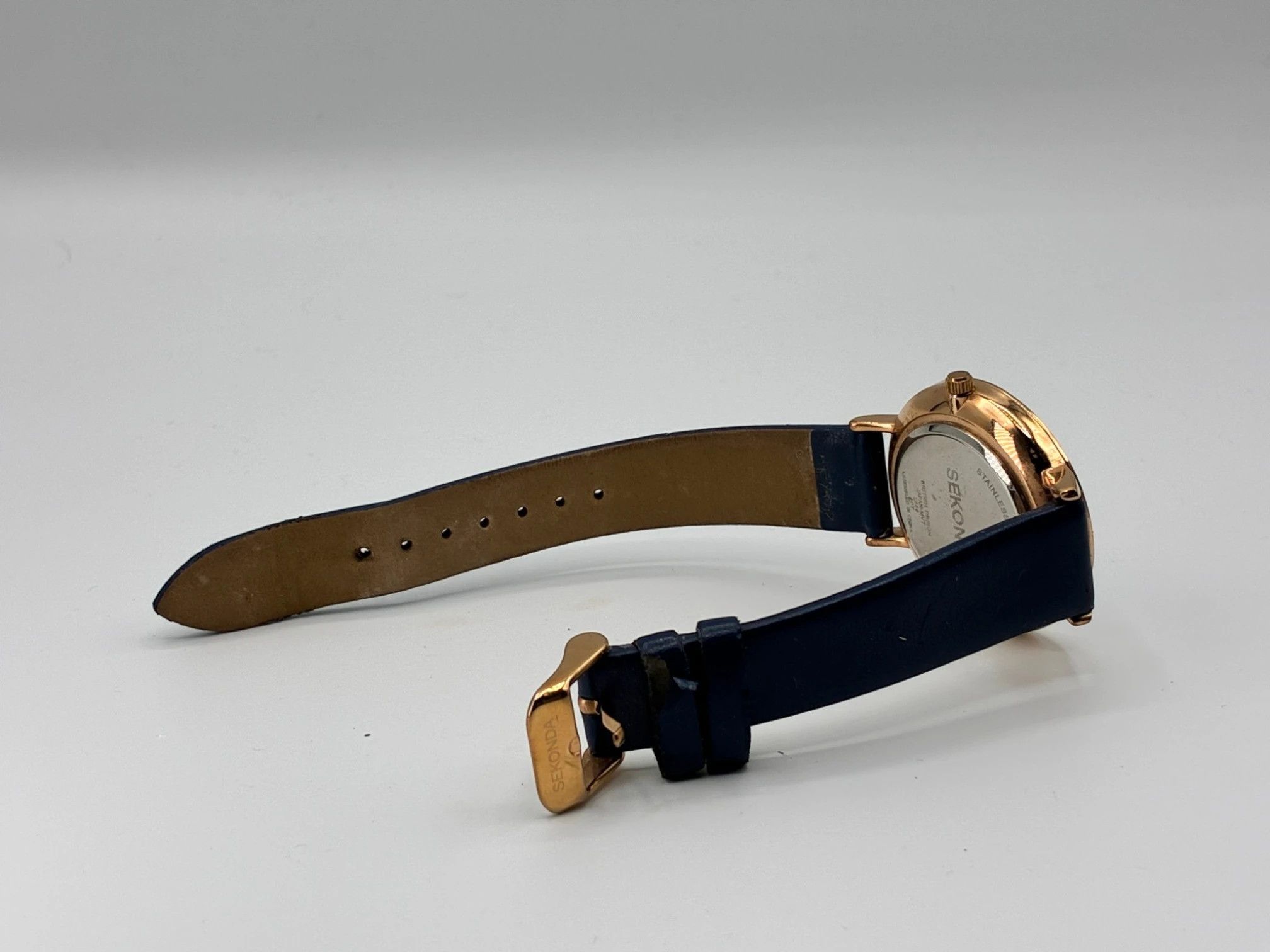 Other Sekonda Japanese Blue Mother of Pearl Rose Gold Tone Watch Size ONE SIZE - 3 Thumbnail