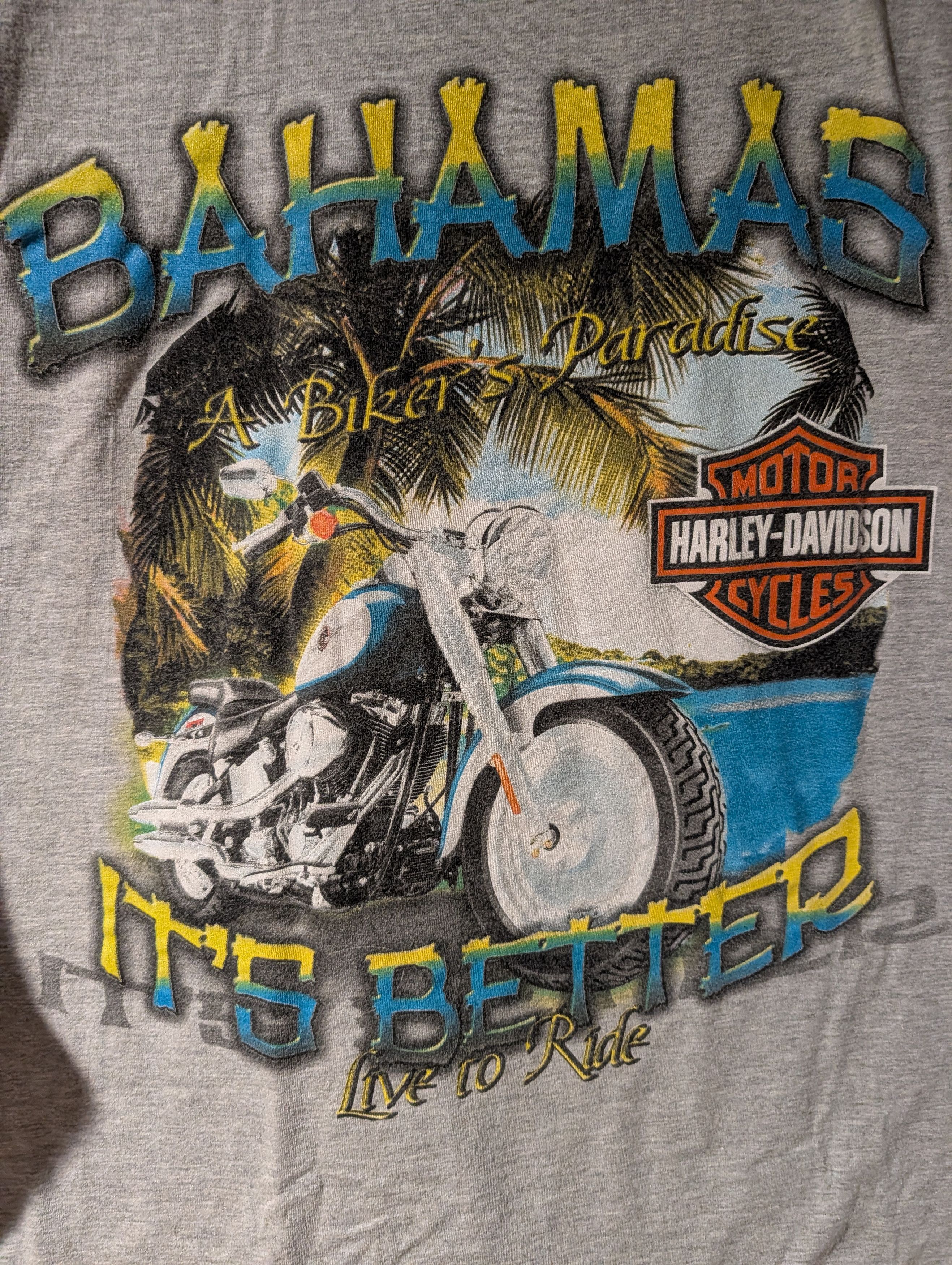 Harley Davidson Harley Davidson Bahamas Sleeveless T-Shirt Biker Paradise Size US L / EU 52-54 / 3 - 2 Thumbnail