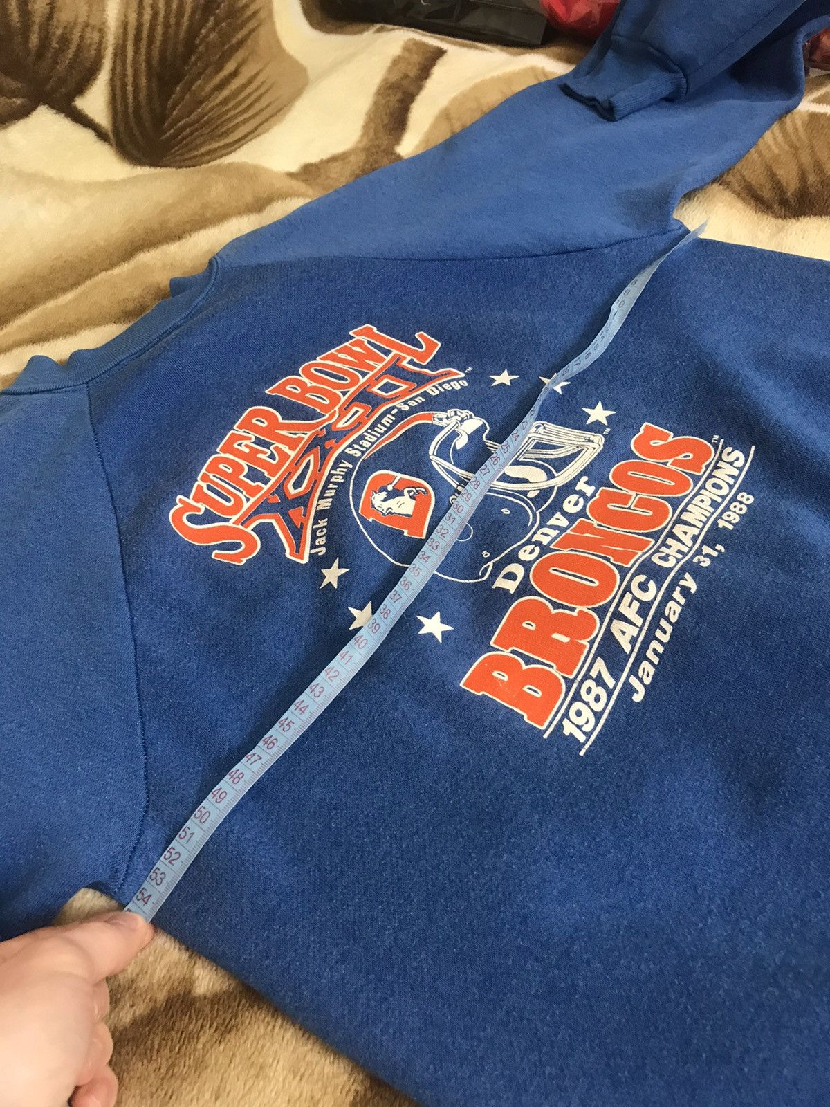 NFL 🔥 Vintage 90s NFL Denver Broncos Navy Sweatshirt Size US M / EU 48-50 / 2 - 10 Thumbnail