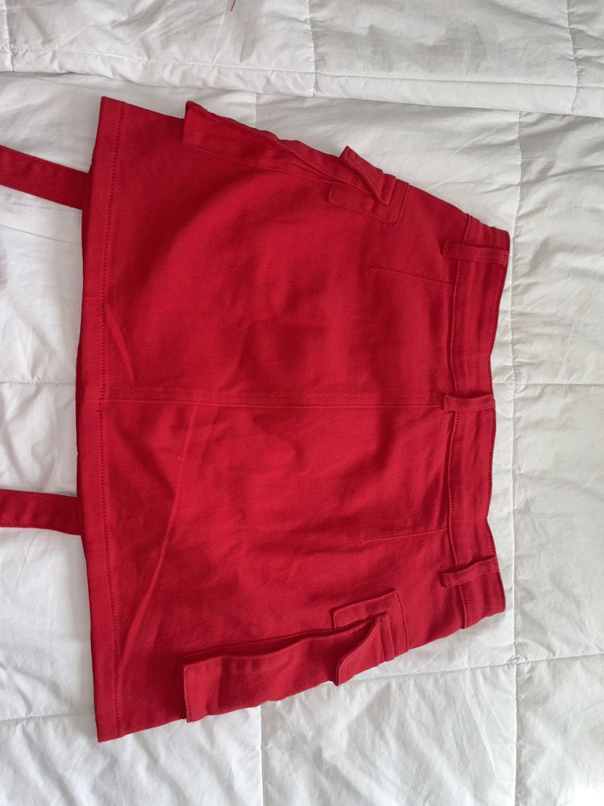Other Red high rise skirt Size 26" / US 2 / IT 38 - 3 Thumbnail