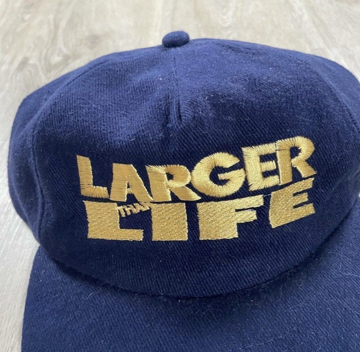Vintage Vintage 1996 Larger Than Life Snapback Hat Movie Promo Size ONE SIZE - 7 Thumbnail