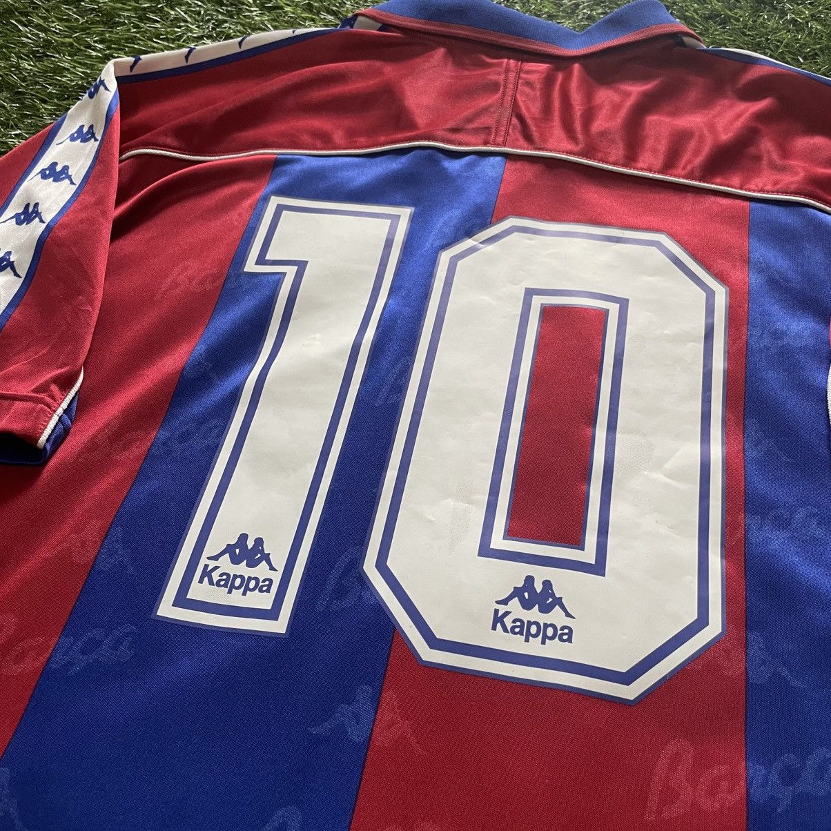 Kappa Kappa Barcelona Home 1995-96 Romario #10 Soccer Jersey Size US XL / EU 56 / 4 - 9 Thumbnail