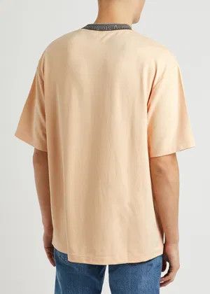 Acne Studios o1y0824 Logo Stretch-Jersey T-Shirt in Blush Size US S / EU 44-46 / 1 - 4 Thumbnail