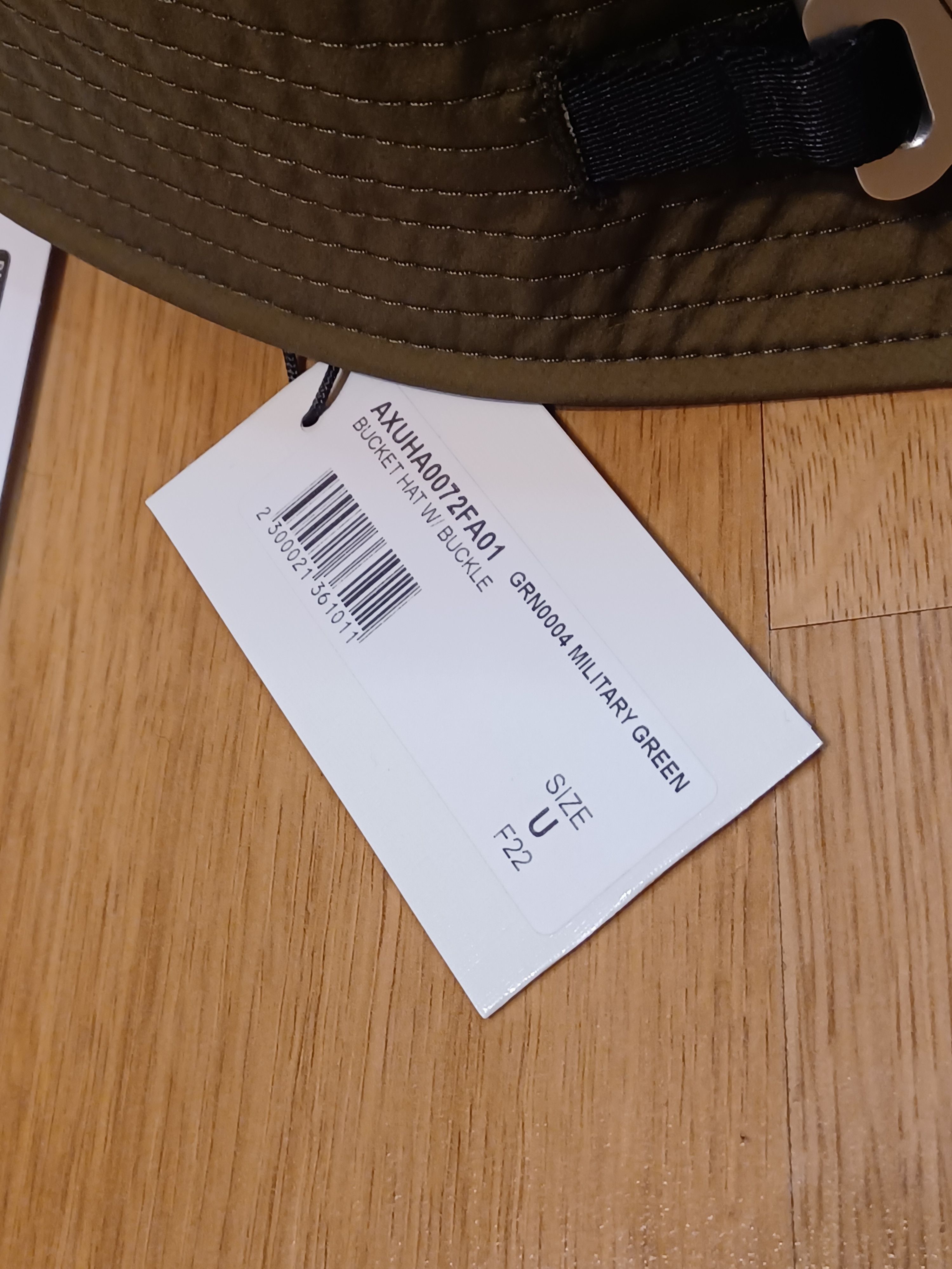 1017 ALYX 9SM × Alyx DSWT 1017 ALYX 9SM Buckle Bucket Hat Cap Military Green Size ONE SIZE - 7 Thumbnail