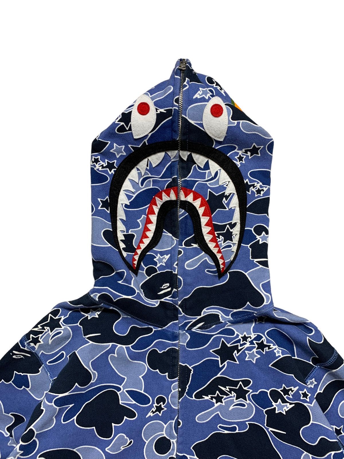 Bape OG Bape Psyche Sta Camo Shark Hoodie SS17 A Bathing Ape Size US M / EU 48-50 / 2 - 6 Thumbnail