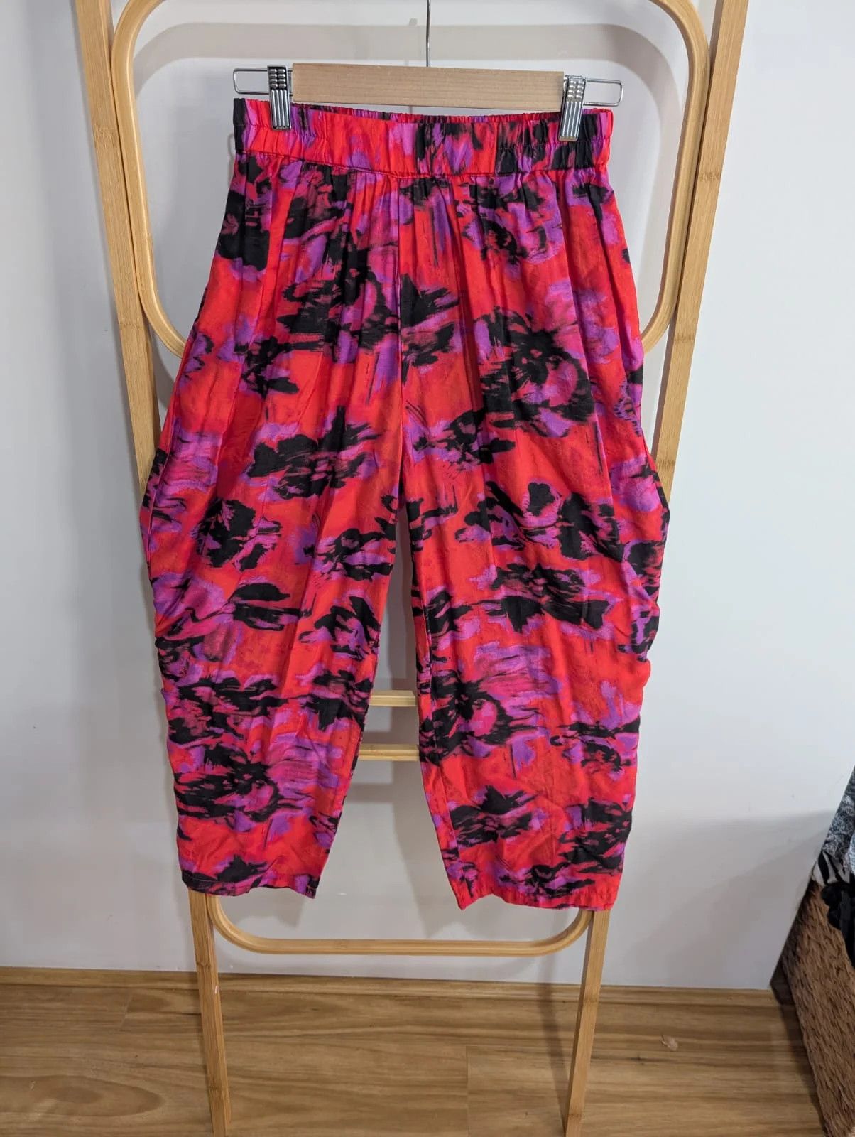 Other FILANTO Women's Wide Leg Cropped Trousers Palazzo Pants Size M Size US 30 / EU 46 - 3 Thumbnail