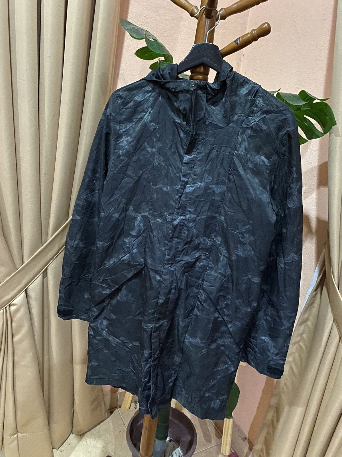 Other Mozitag Homme Lightweight Hooded Jacket – Black Camouflage Size US S / EU 44-46 / 1 - 2 Thumbnail