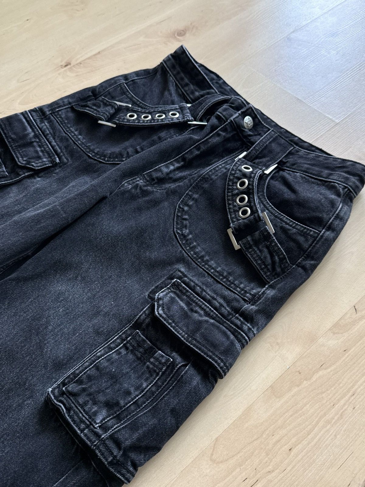 Misbhv Misbhv Harness Strap Cargo Trousers denim jeans 27 Size 27" / US 4 / IT 40 - 8 Thumbnail