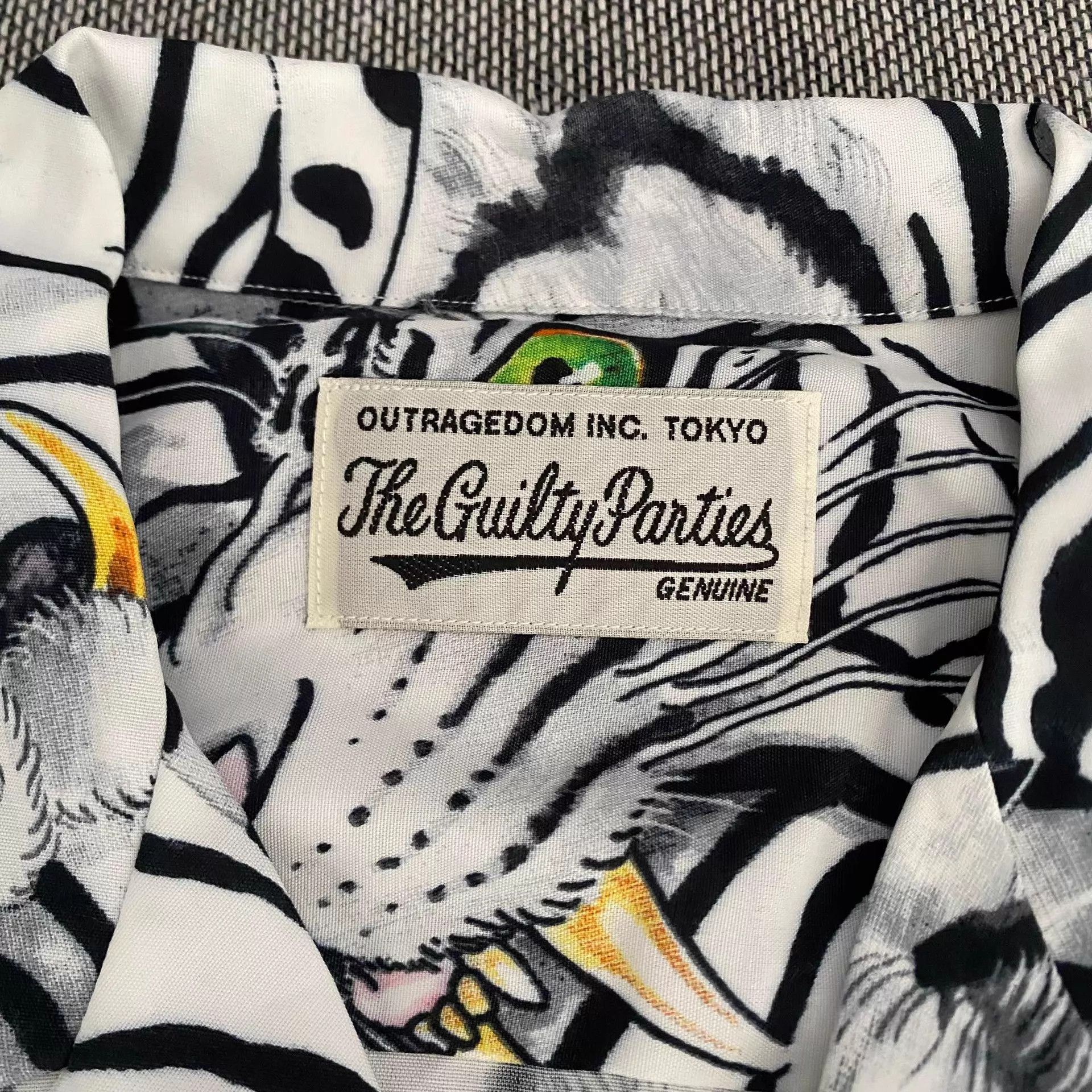 Wacko Maria Wacko Maria x Tim Lehi White Tiger Hawaiian Shirt Size US L / EU 52-54 / 3 - 4 Thumbnail