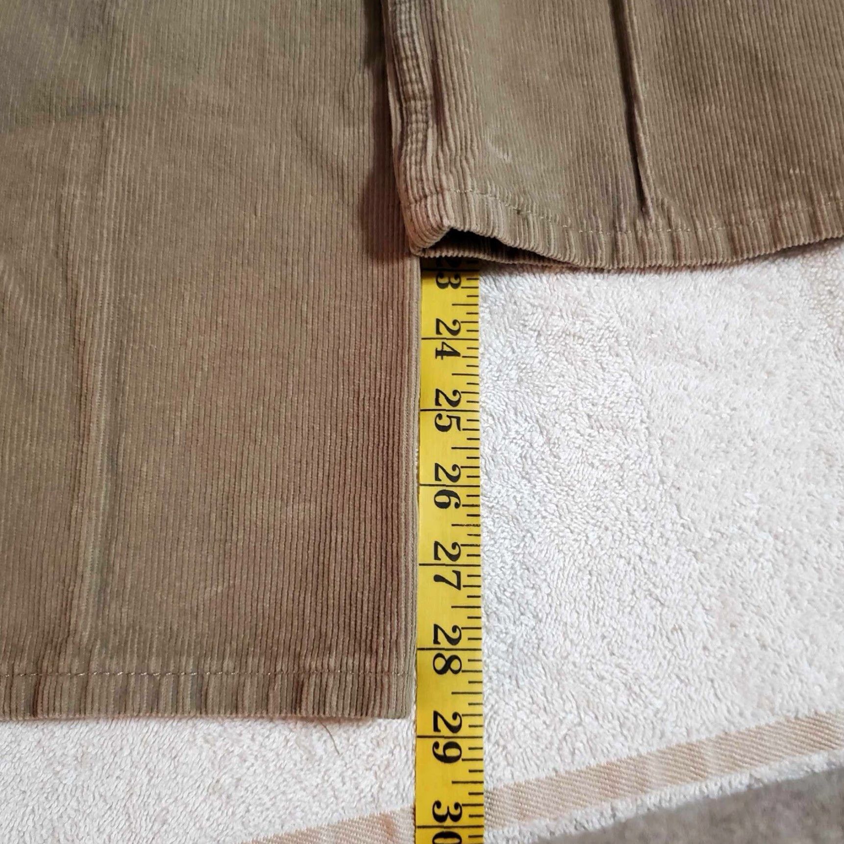 Levi's VINTAGE Levi's 515 Corduroy Pants 36 X 29 Beige White Tab Tag Dress Pants Men Size US 36 / EU 52 - 6 Thumbnail