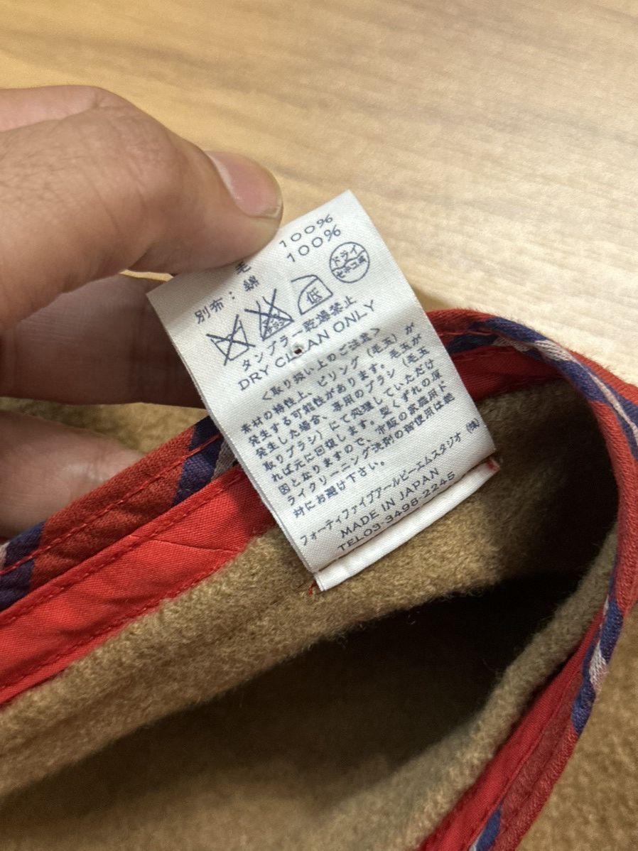 45rpm AW2012 45rpm Wool Japan Army Beret / Hat Size ONE SIZE - 8 Thumbnail