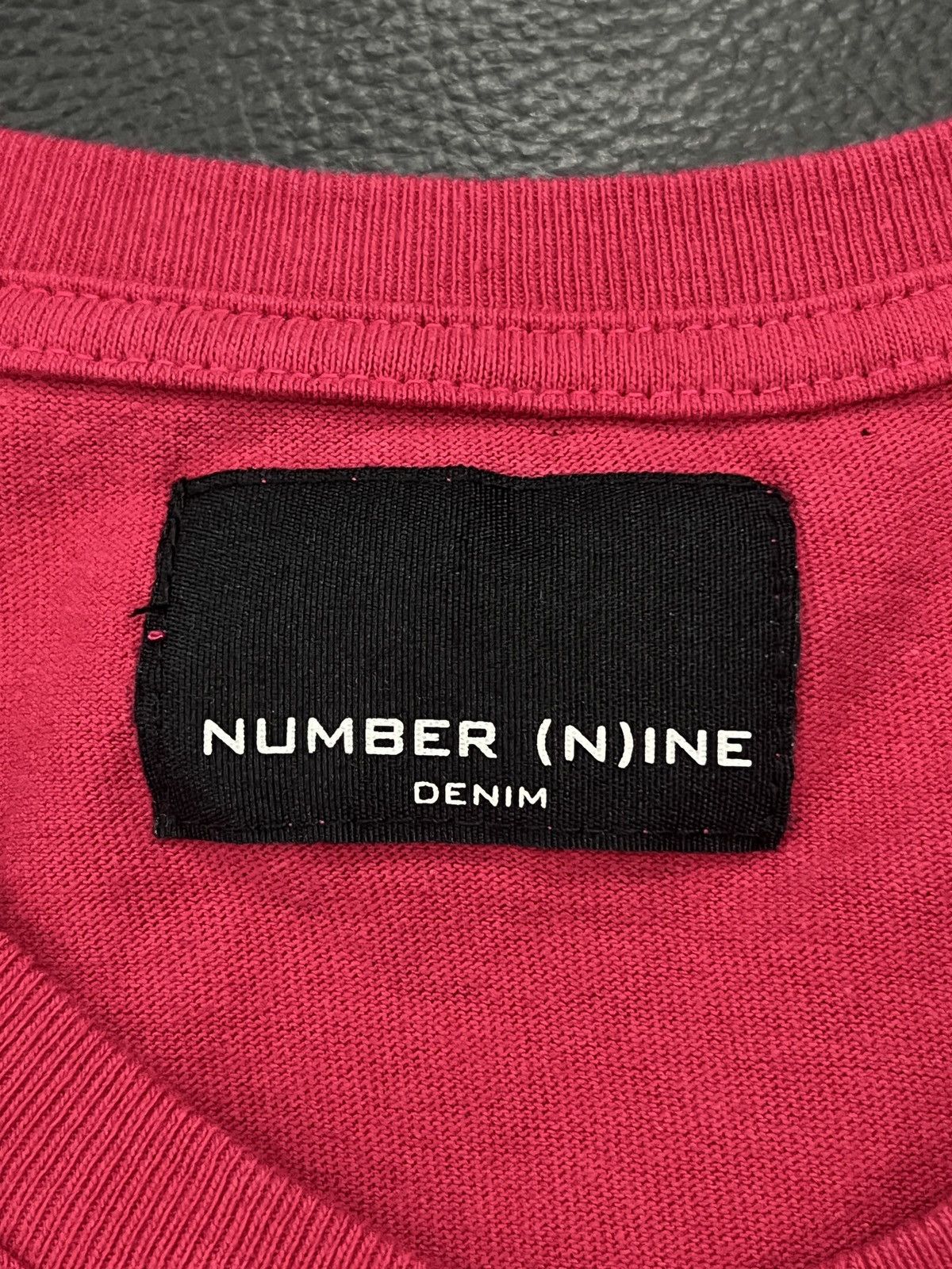 Number (N)ine Number (N)ine V-Neck Logo Patch T-Shirt Size US M / EU 48-50 / 2 - 12 Thumbnail