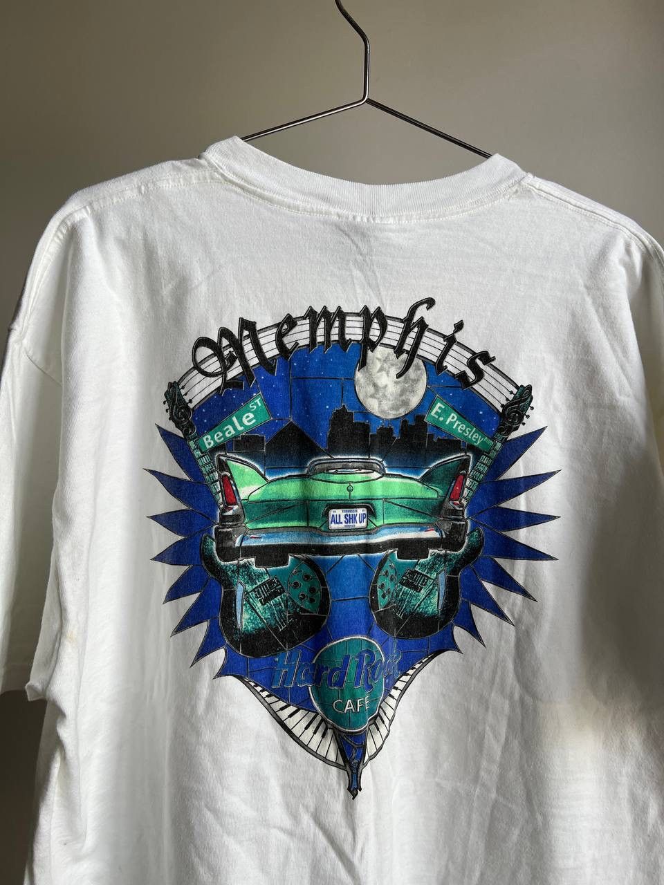 Hard Rock Cafe × Vintage Vintage Hard Rock Cafe Memphis Vintage Made in USA Size US XL / EU 56 / 4 - 11 Thumbnail