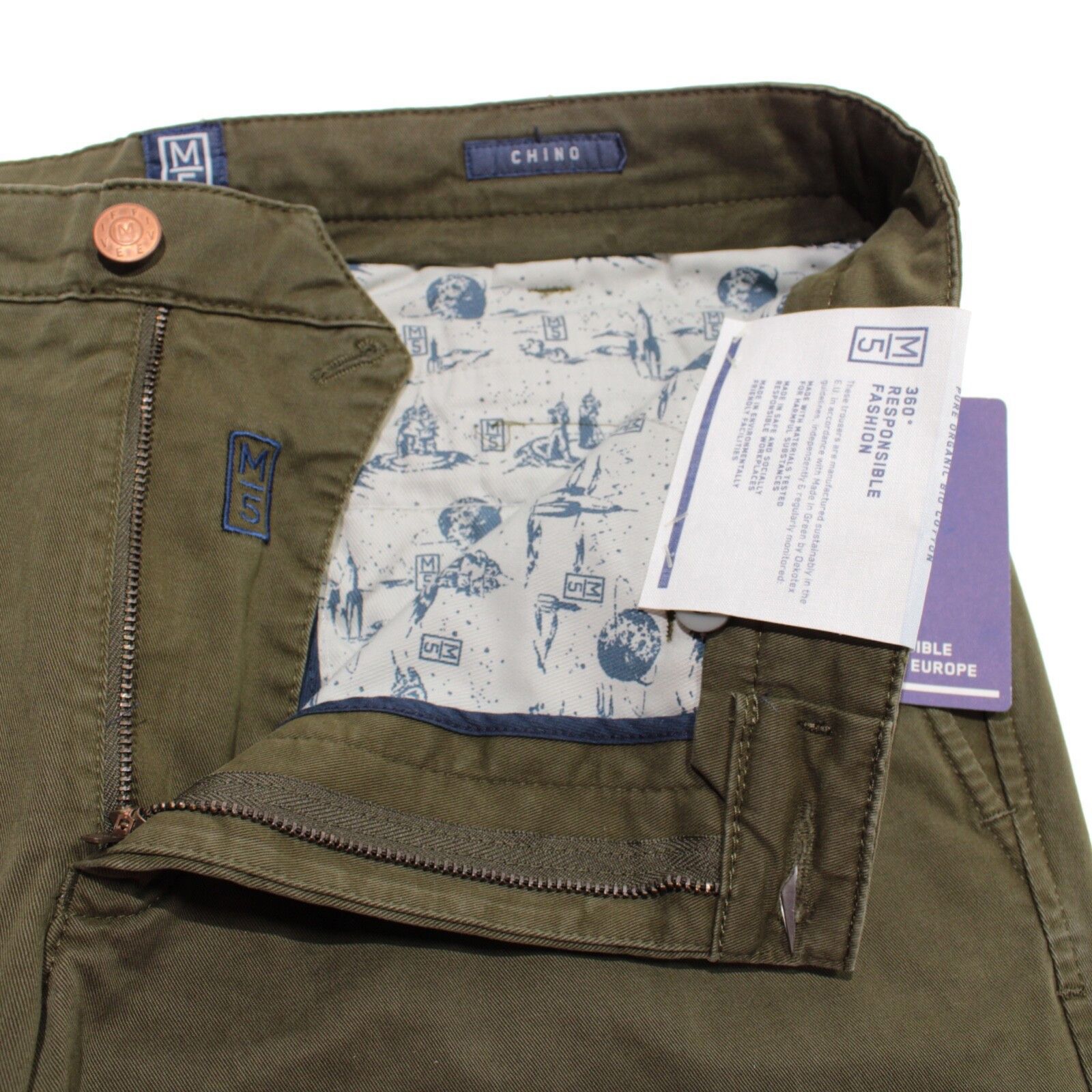 Meyer New with tags Chino Size 33 US In Green