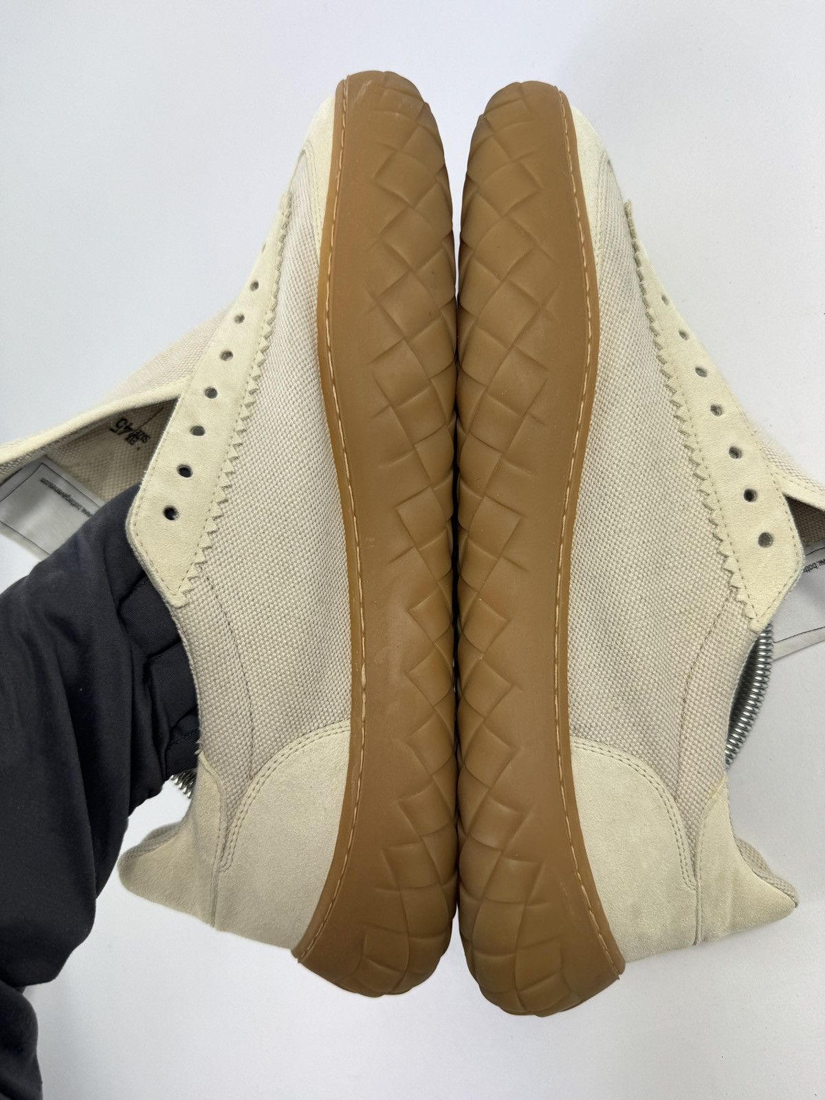 Bottega Veneta CANVAS LOW TOP SNEAKERS Size US 12 / EU 45 - 7 Thumbnail