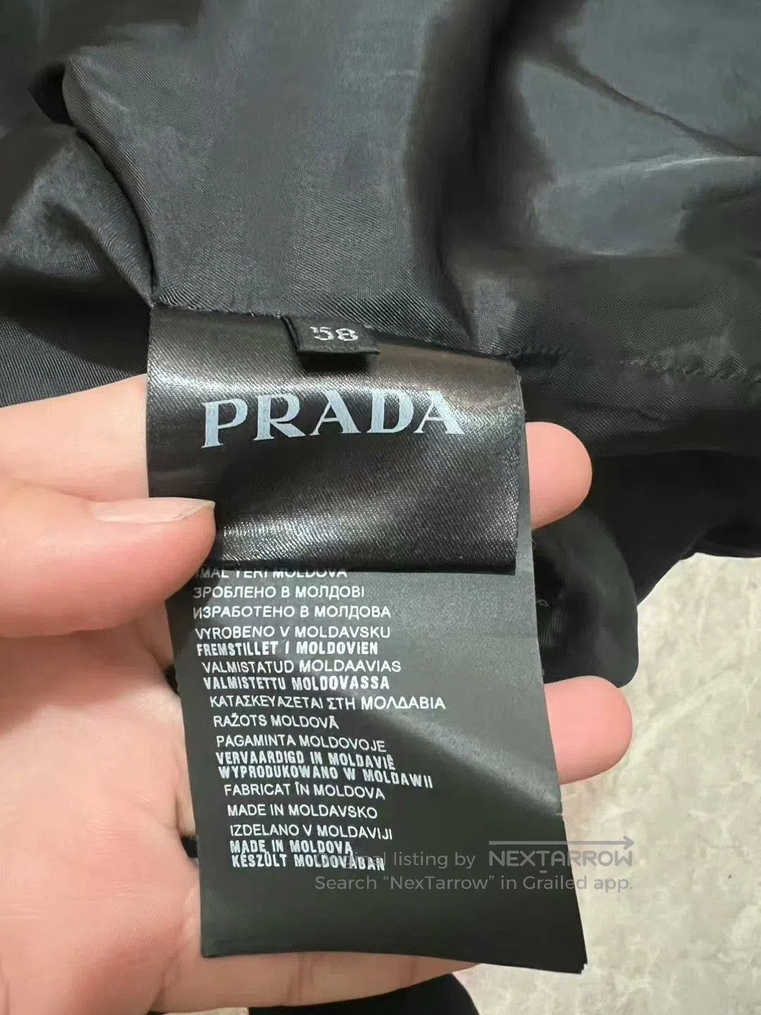 Prada prada nylon triangle logo baseball jacket. Size US XL / EU 56 / 4 - 4 Thumbnail