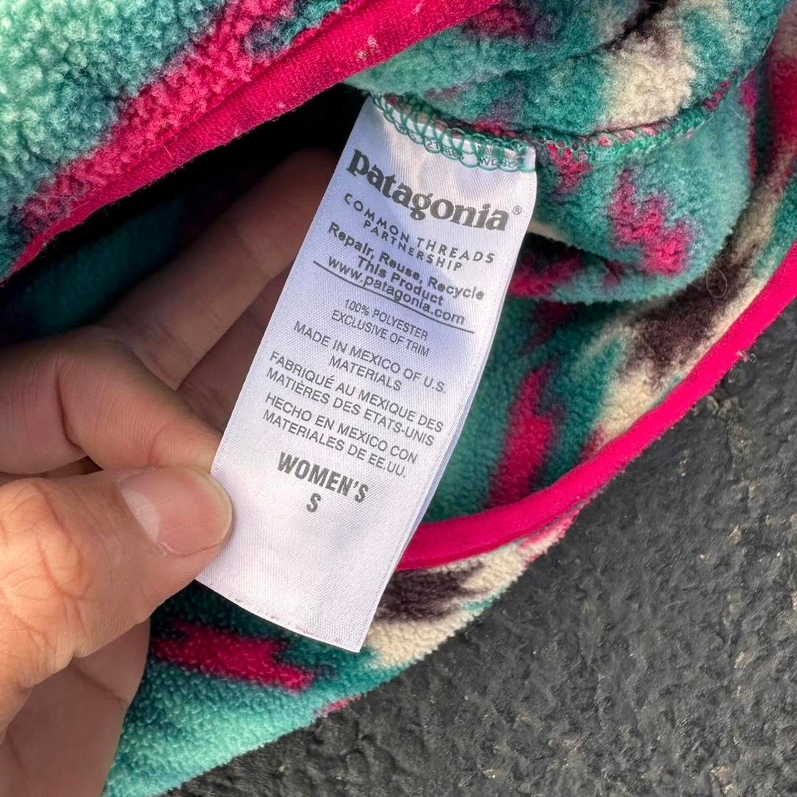 Patagonia × Vintage Vintage Y2K Patagonia Synchilla Fleece Snap-T Pullover Size S / US 4 / IT 40 - 5 Thumbnail