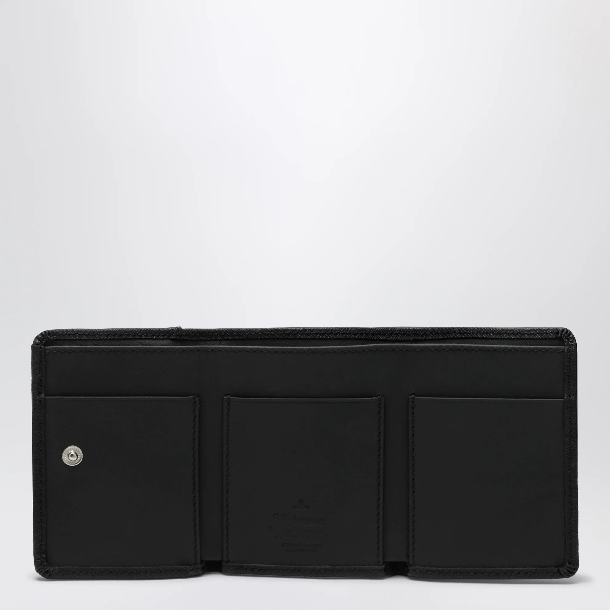 Vivienne Westwood o1d2blof0526 Size: OS / Logo Leather Wallet in Black Size ONE SIZE - 3 Thumbnail