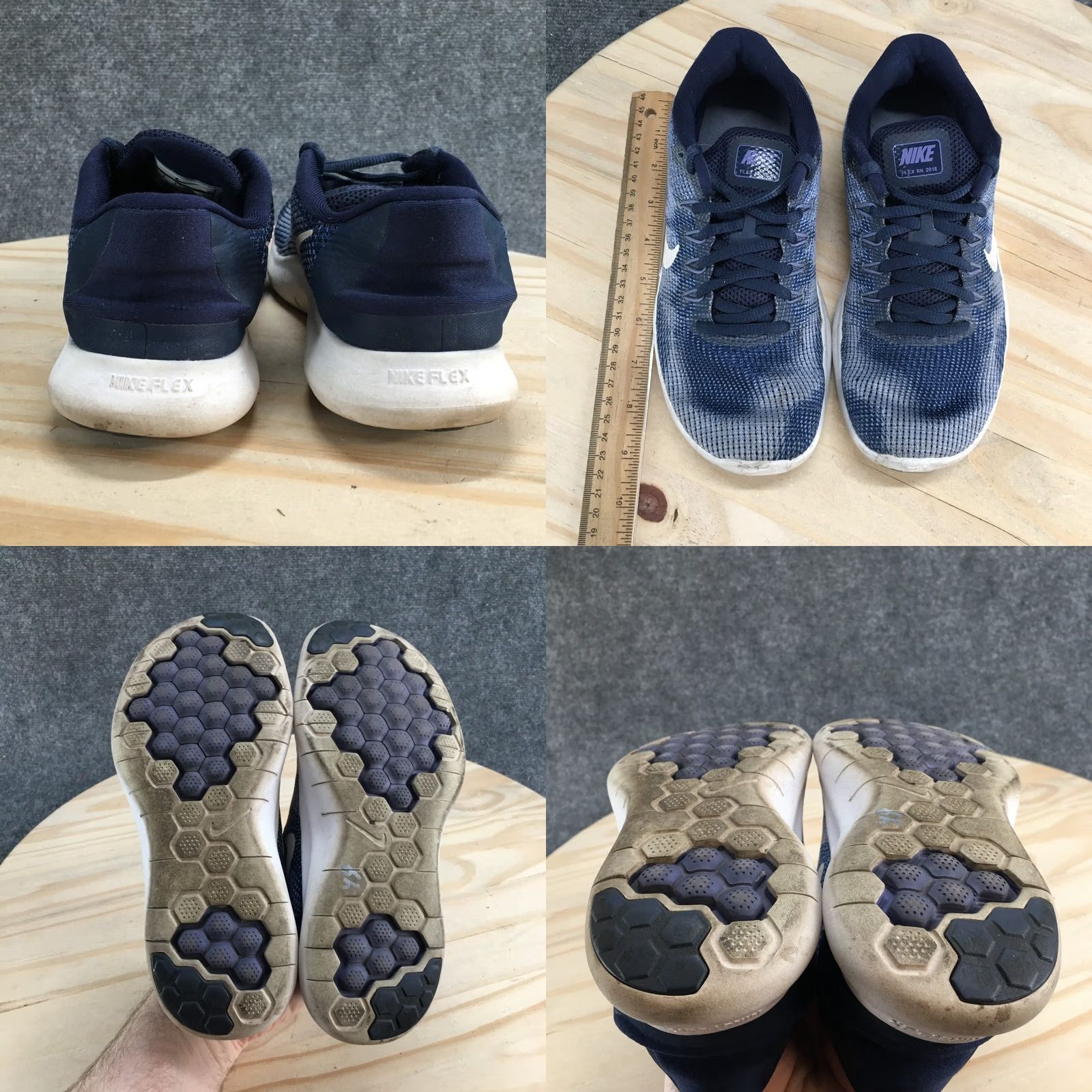 Nike Nike Shoes Womens 7 Flex RN 18 Running Sneakers Blue Lace Up Low Top AA7408-400 Size M / US 6-8 / IT 42-44 - 8 Thumbnail