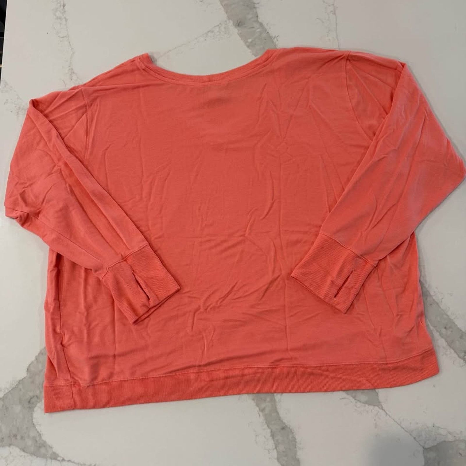 Athleta Athleta Sunrise V-Neck Lightweight Sweatshirt Women’s 3X Size 3XL / US 20-22 - 6 Thumbnail
