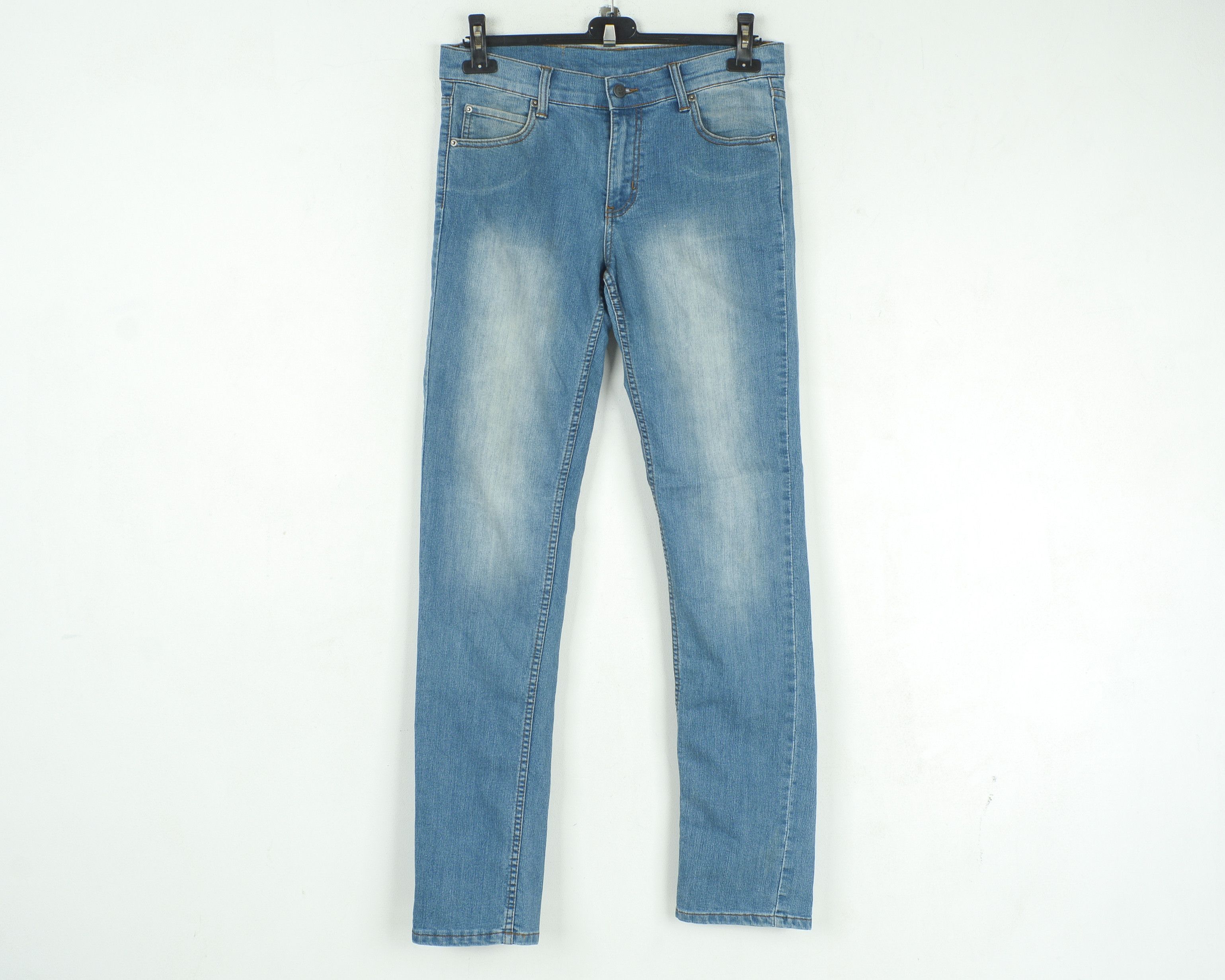 Cheap Monday Tight Upper Mid Blue W31 L34 Slim Skinny Jeans Denim Pants Size US 31 - 1 Thumbnail