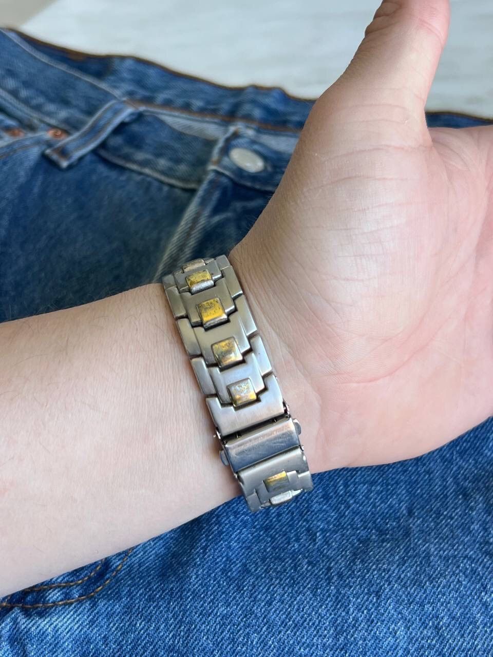 Designer × Japanese Brand 2000s LoGuHu Futuristic Vintage Big Watch Japanese style Size ONE SIZE - 2 Thumbnail