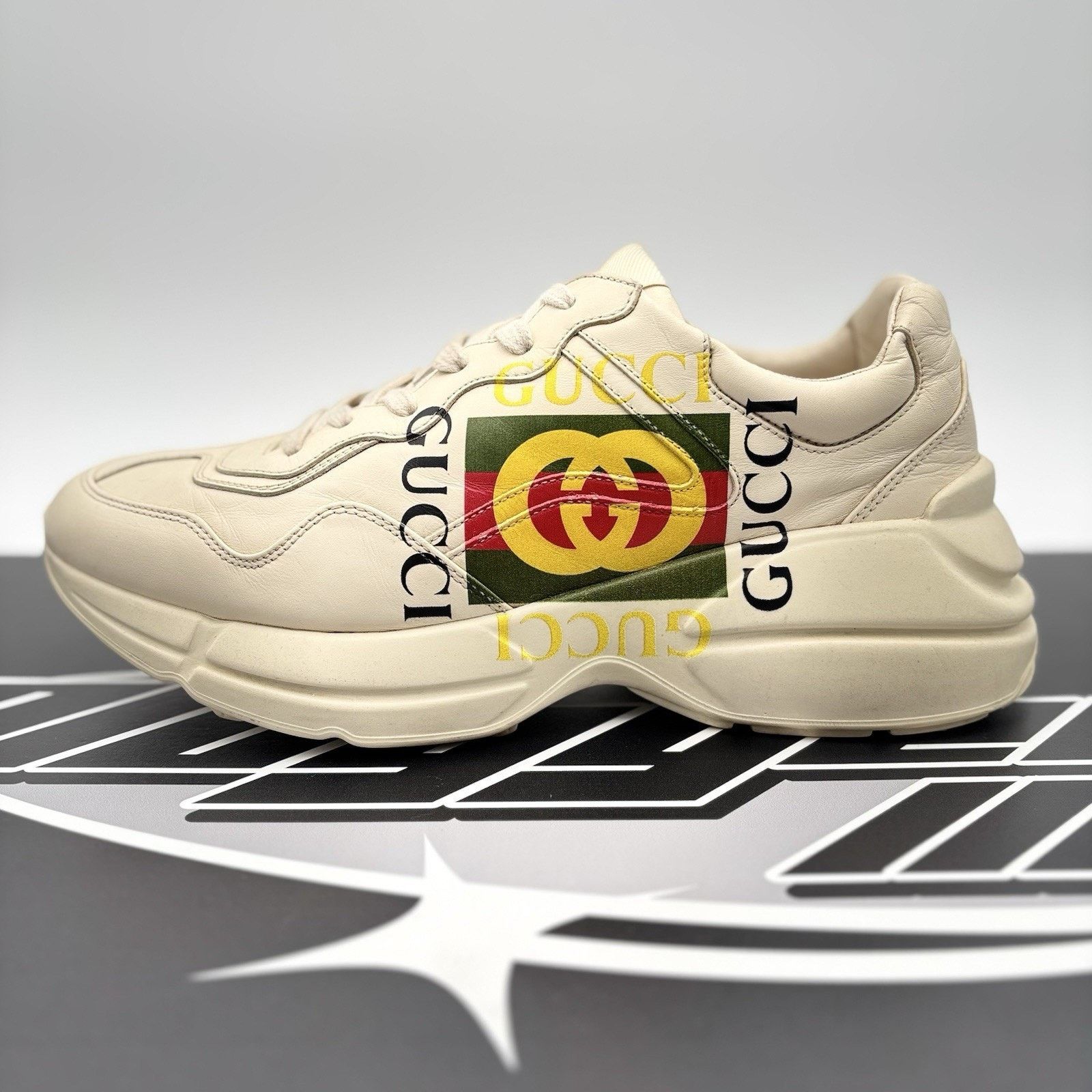 Gucci Gucci Rhyton GG ‘ Gucci logo ’ | GOOD CONDITION! Size US 8 / EU 41 - 11 Thumbnail