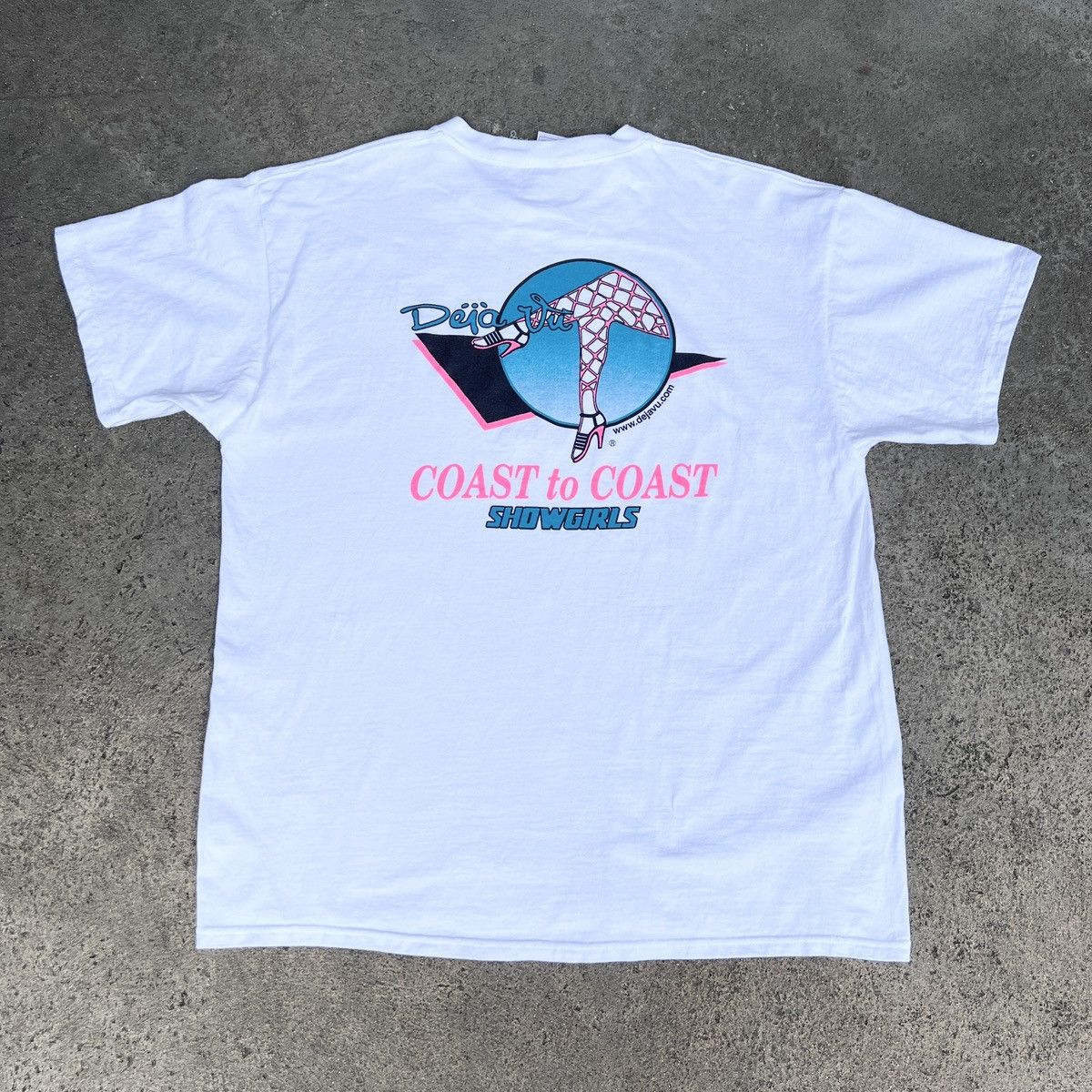 Vintage Vintage Y2K Deja Vu Showgirls Promo Tee XL Stripper Size US XL / EU 56 / 4 - 2 Thumbnail