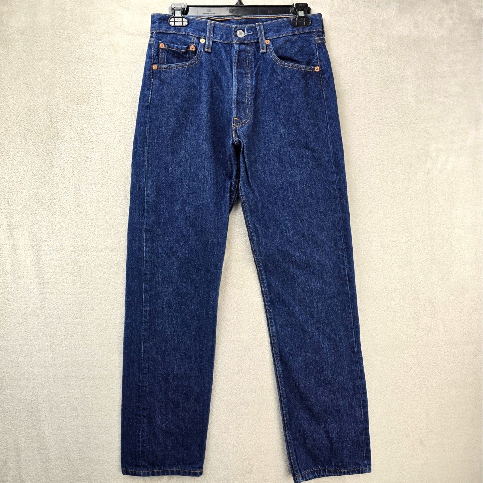 Levi's Vtg Levis 501 Jeans Men 29x32 (Fits 28x30) Button Fly Y2K Size US 28 / EU 44 - 1 Thumbnail