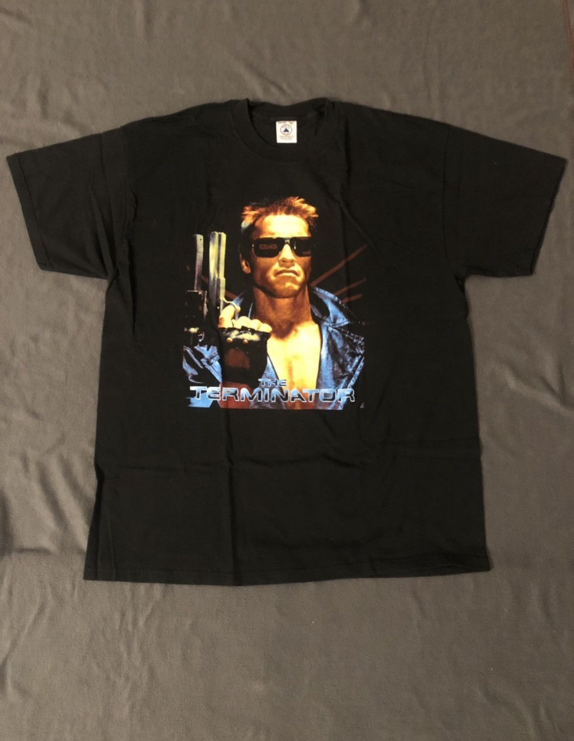 Vintage rare vintage Terminator Arnold Schwarzenegger movie t shirt Size US XL / EU 56 / 4 - 1 Thumbnail