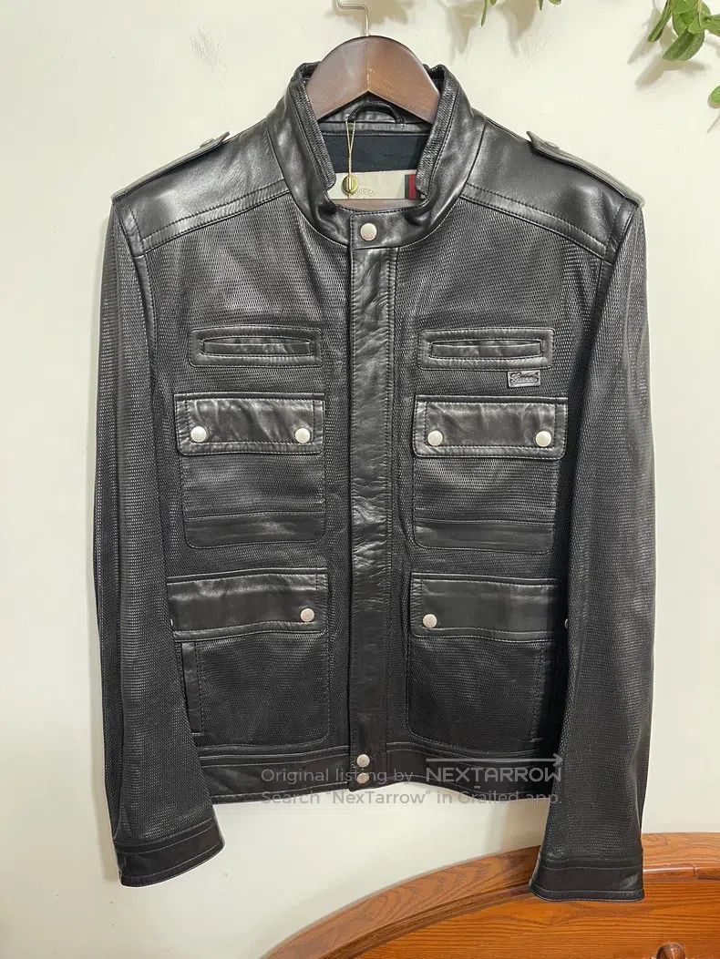 Gucci Gucci Leather coat Size US L / EU 52-54 / 3 - 1 Thumbnail