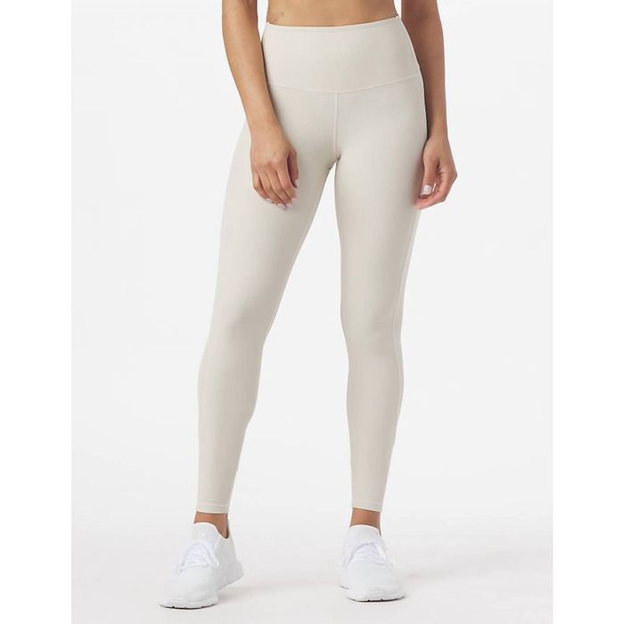 Designer GLYDER Directional Legging In Oatmilk