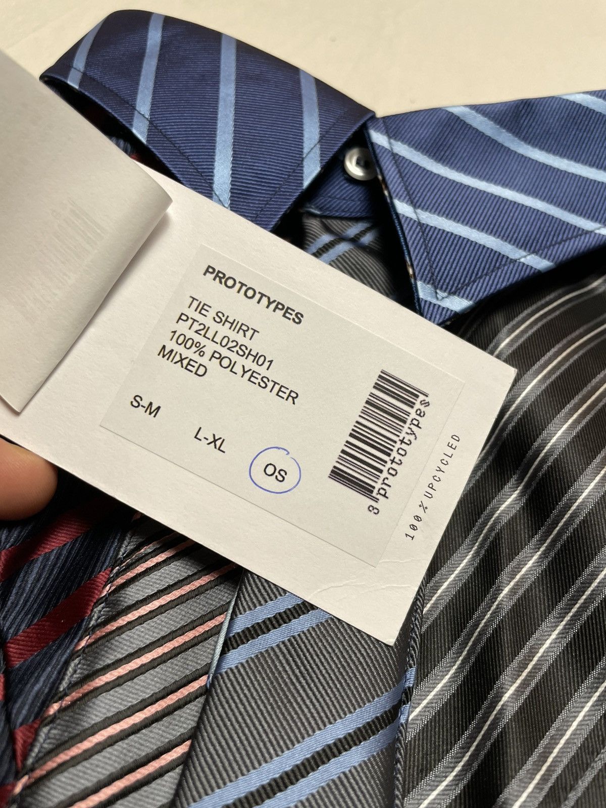 Prototypes Prototypes couture up cycled tie shirt Size US L / EU 52-54 / 3 - 5 Thumbnail