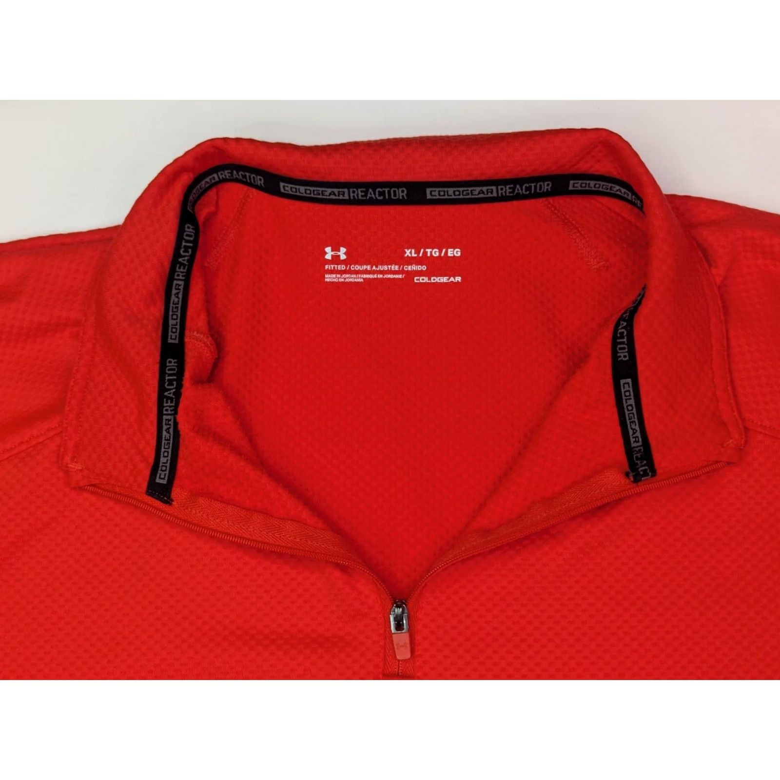 Under Armour Under Armour Cold Gear Reactor 1/4 Zip Pullover Men XL Long Sleeve Orange Shirt Size US XL / EU 56 / 4 - 3 Thumbnail