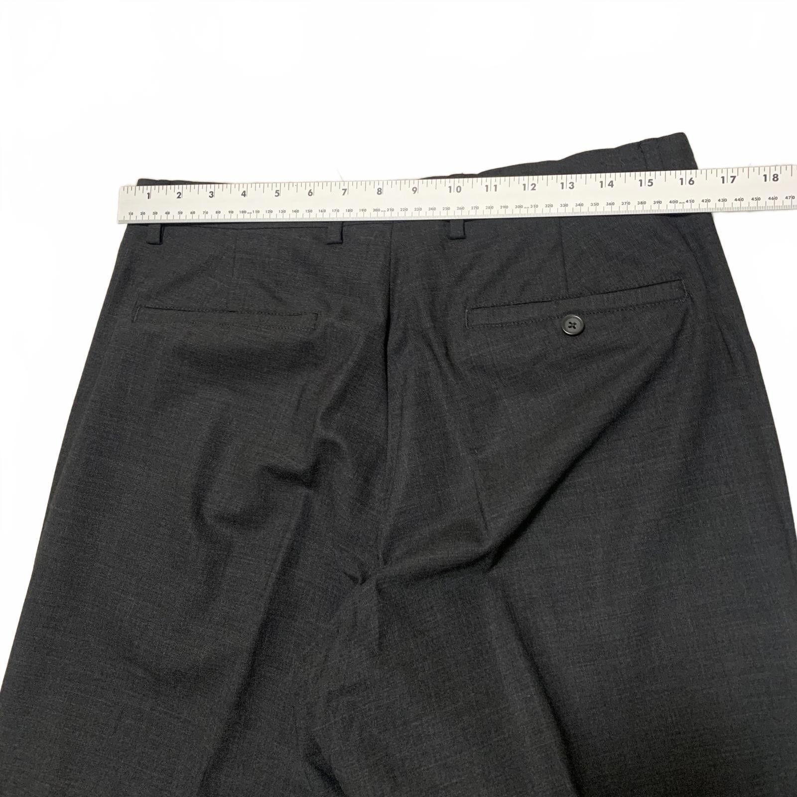 Banana Republic Banana Republic Men's 32x32.5 Dark Gray Dress Pants Size 38R - 5 Thumbnail