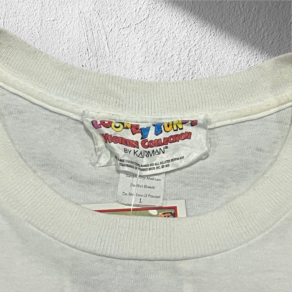 Other Vintage 90s Tasmanian Devil “Taz” Rodeo Looney Tunes T‑Shirt Size US L / EU 52-54 / 3 - 3 Thumbnail