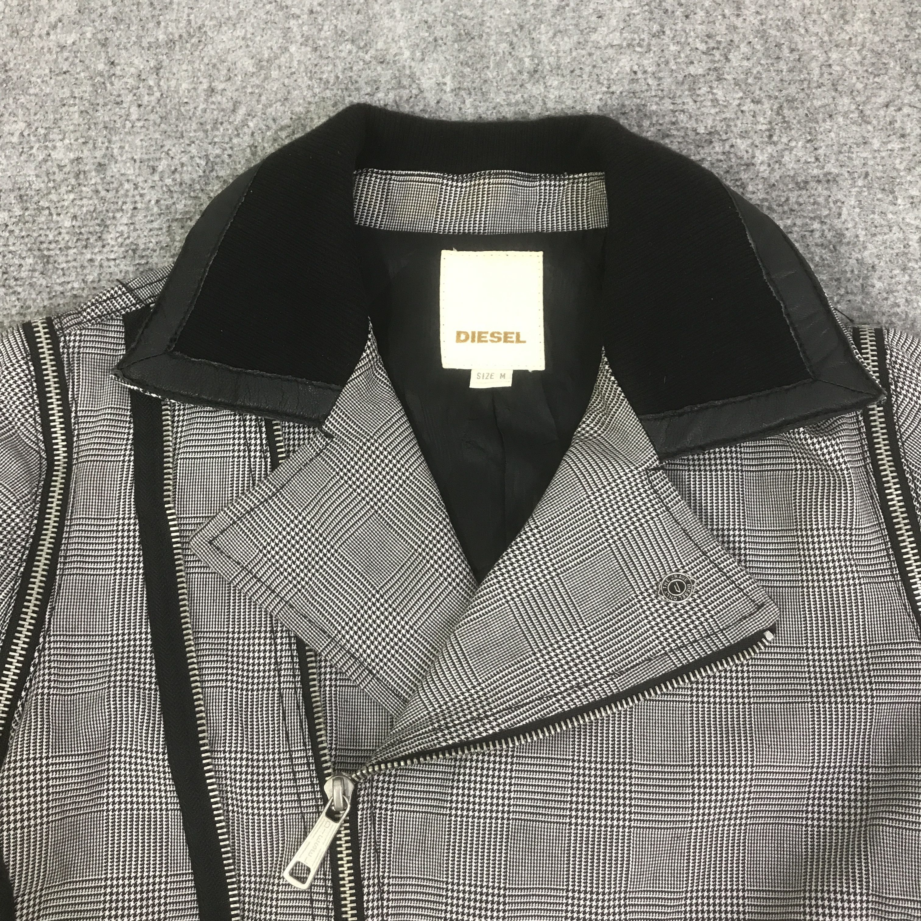 Diesel DIESEL BIKER STYLE JACKET K128B19 Size US M / EU 48-50 / 2 - 8 Thumbnail