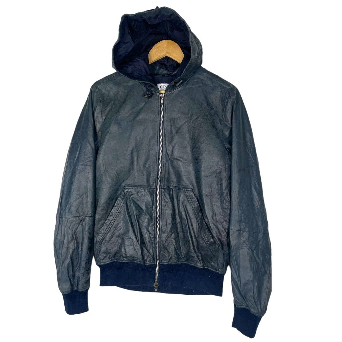 C.P. Company 💥 CP COMPANY SS2010 VERA PELLE LEATHER JACKET Size US M / EU 48-50 / 2 - 4 Thumbnail