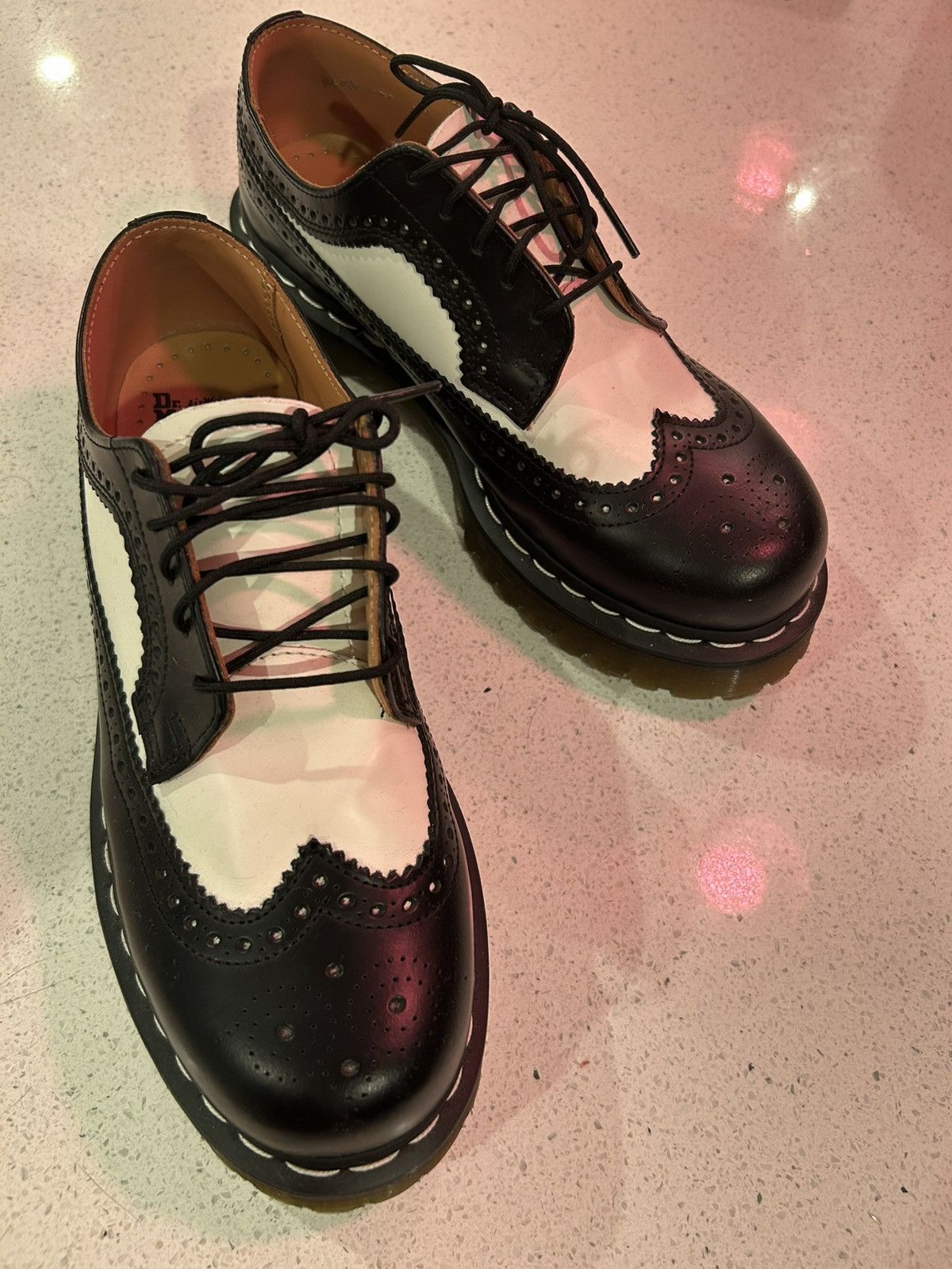 Dr. Martens Bex smooth black white Dr. Martens Size US 7 / EU 40 - 1 Thumbnail