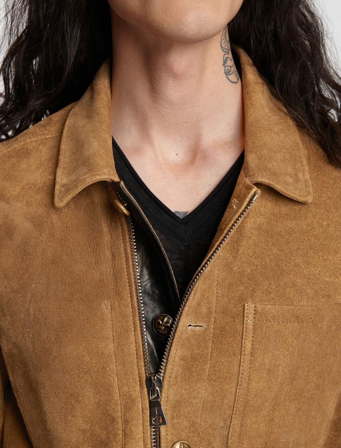 John Varvatos Suede workwear Jacket. 52 Size US L / EU 52-54 / 3 - 14 Thumbnail
