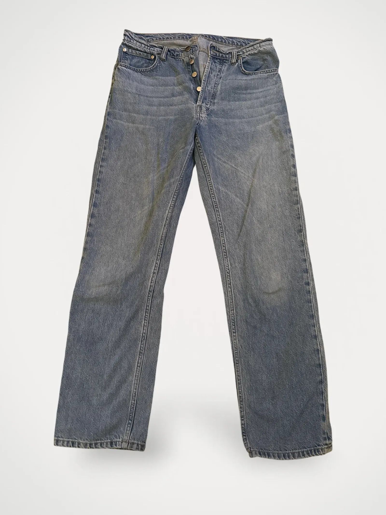 Avenue Djerf Avenue Relaxed Jeans Washed Blue Jeans Size 28" / US 6 / IT 42 - 1 Thumbnail