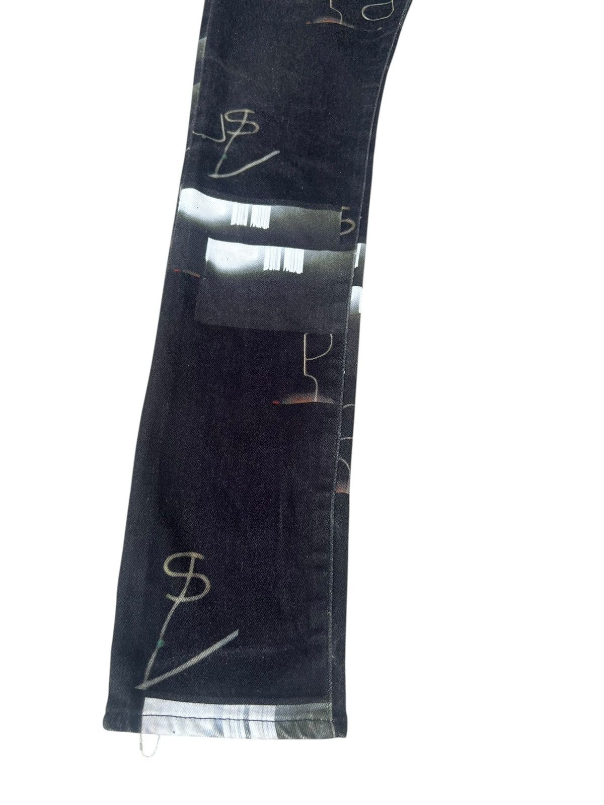 SHAREEF Vintage Shareef Japan All Printed Denim Jeans Size US 29 - 7 Thumbnail