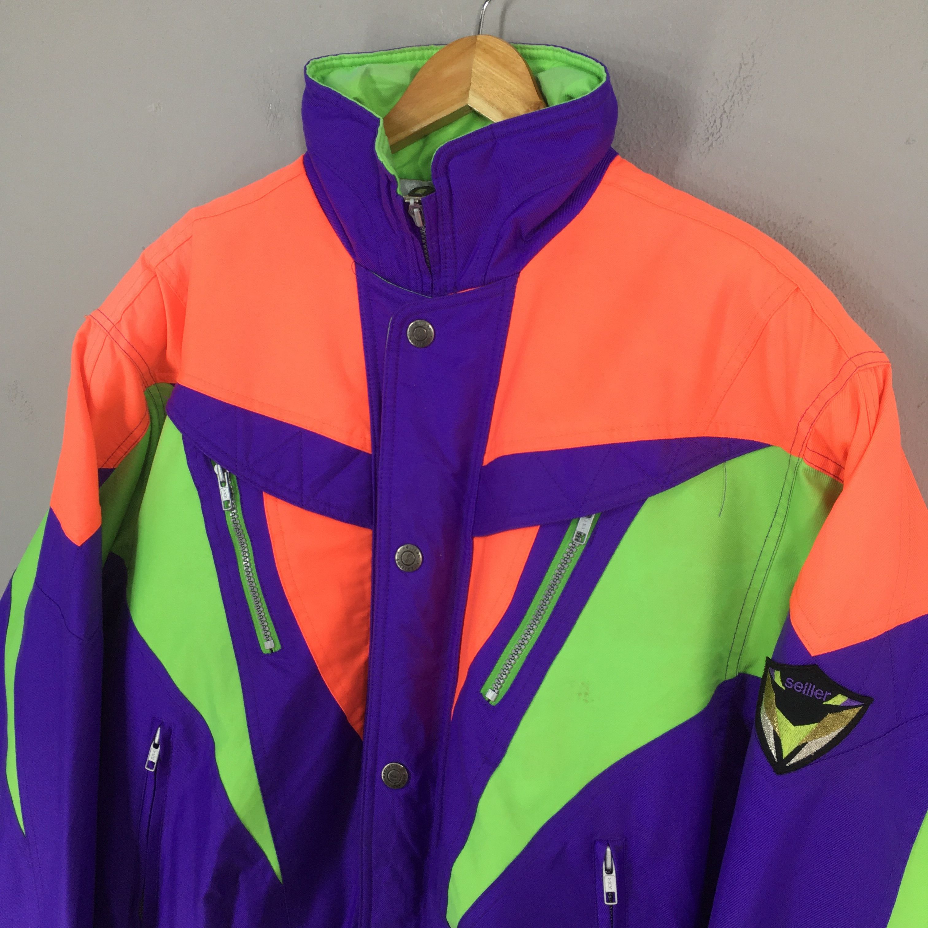 Sports Specialties Vintage 90s Seiller Snow Ski Wear Jacket L Size US L / EU 52-54 / 3 - 3 Thumbnail