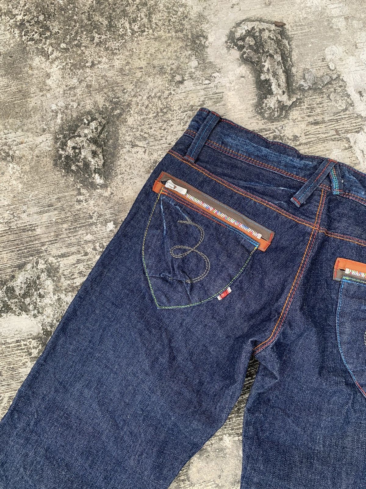 If Six Was Nine × Japanese Brand × Le Grande Bleu (L.G.B.) Flare et boite baggy bootcut jeans Size 32" / US 10 / IT 46 - 20 Thumbnail
