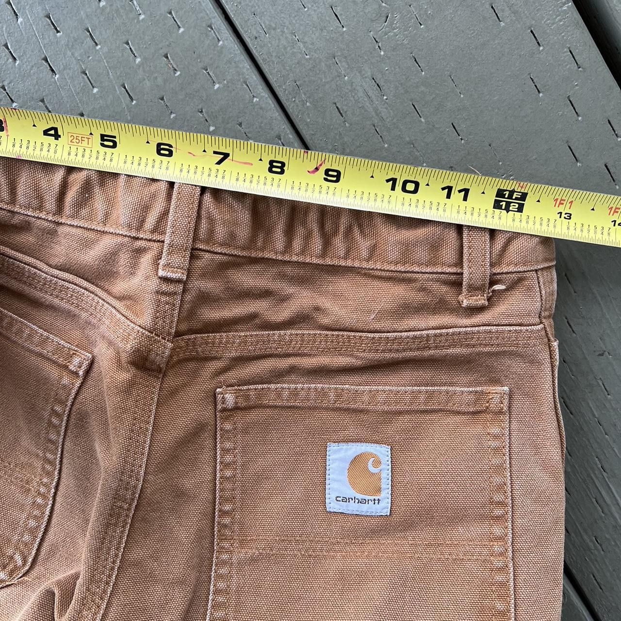 Carhartt Vintage Y2K kids carhartt brown work wear carpenter pants Size 22" - 6 Thumbnail