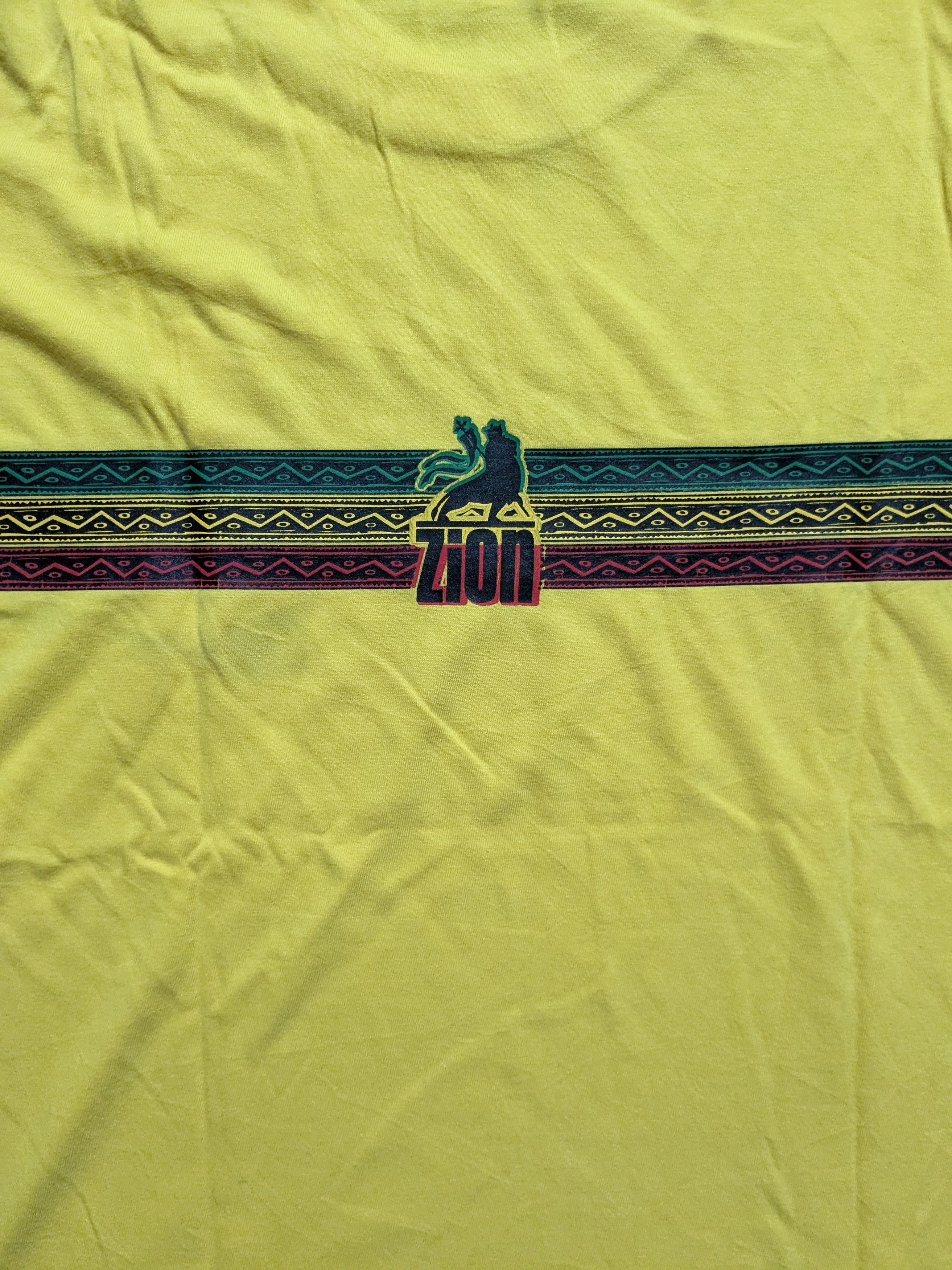Bob Marley × Vintage × Zion Rootswear VINTAGE ZION 00'S BOB MARLEY FOOTBALL TEE Size US M / EU 48-50 / 2 - 4 Thumbnail