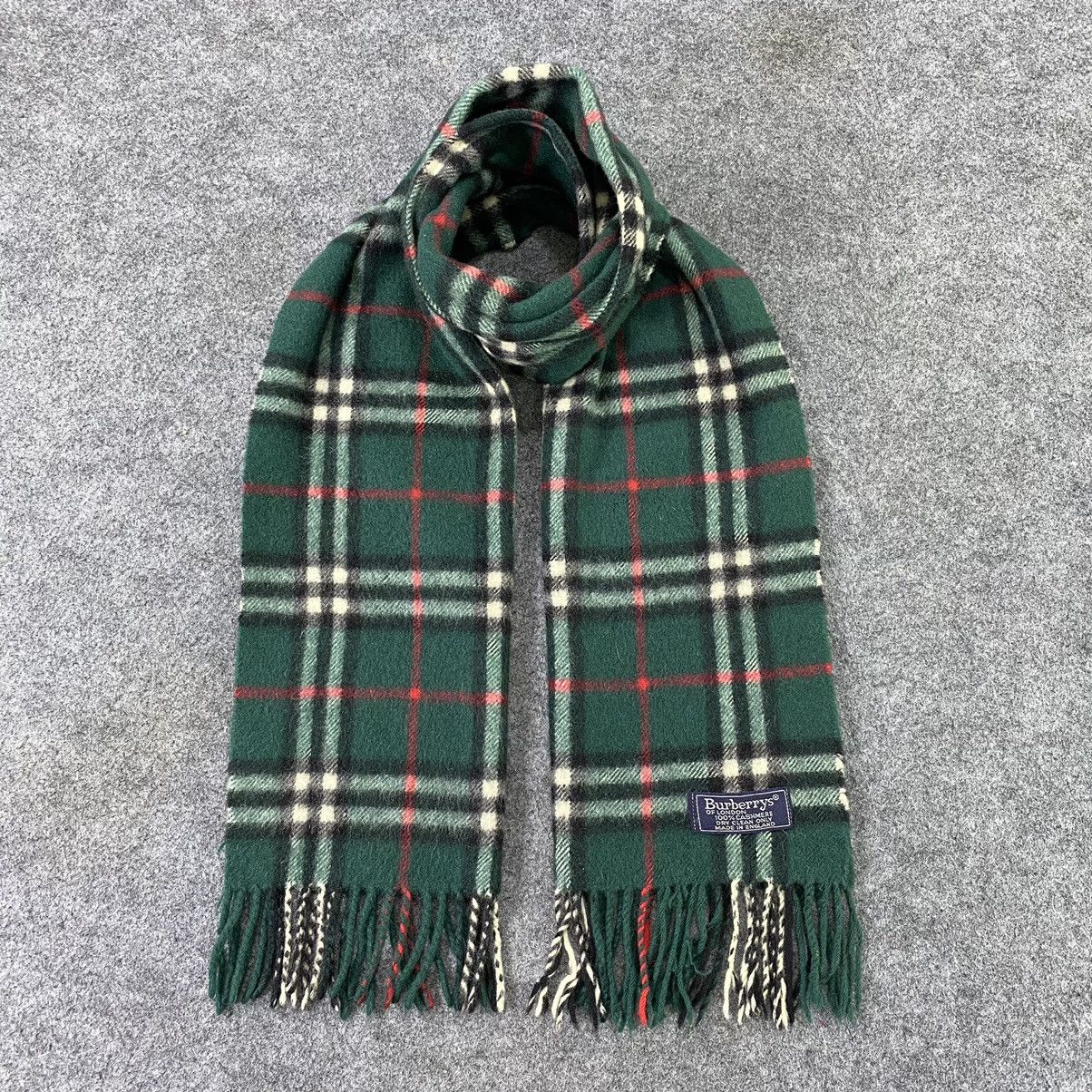 Burberry × Vintage Burberry Scarf / Muffler / Neckwear-T1447 Size ONE SIZE - 1 Thumbnail